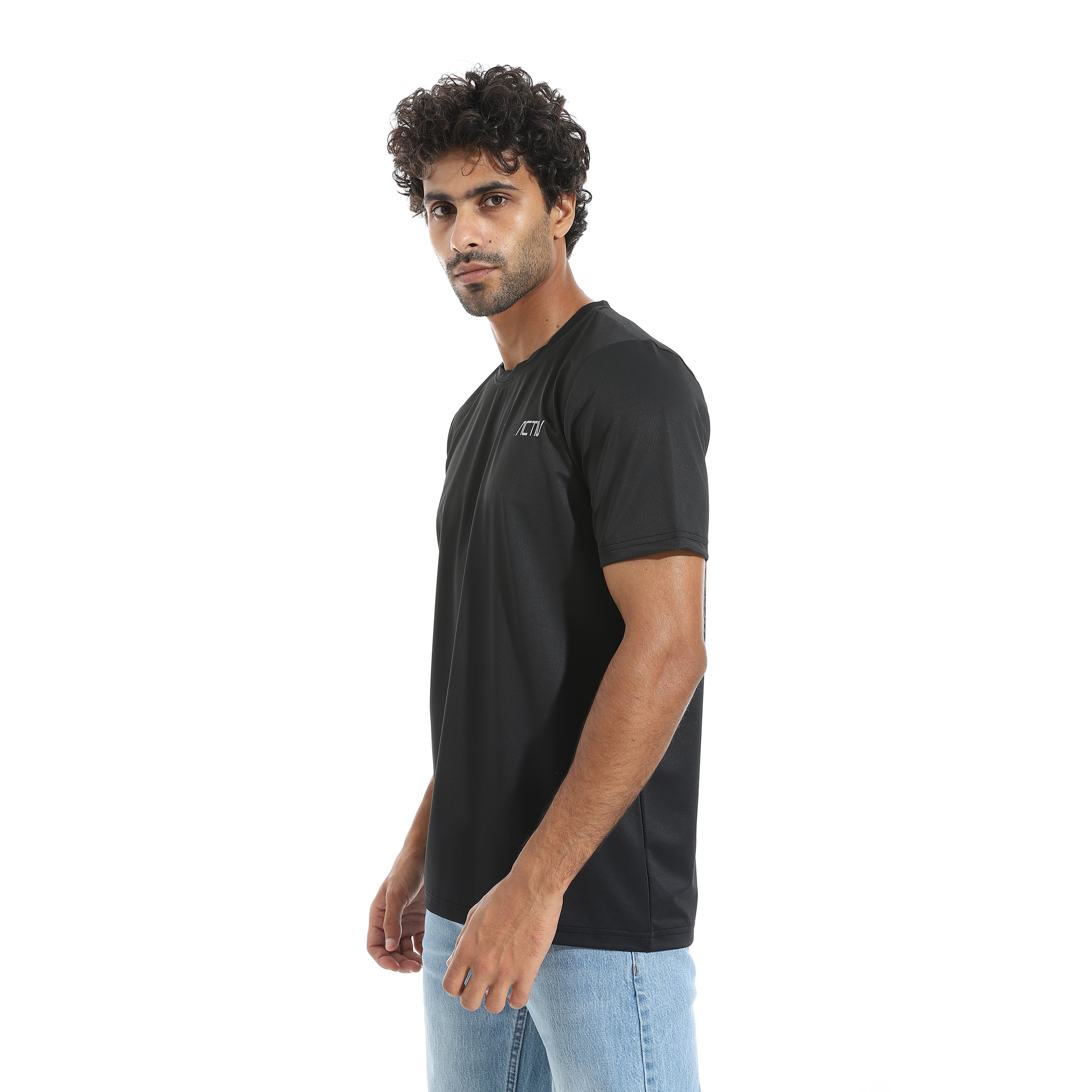 ACTIV MEN'S O T-SHIRT - BLACK