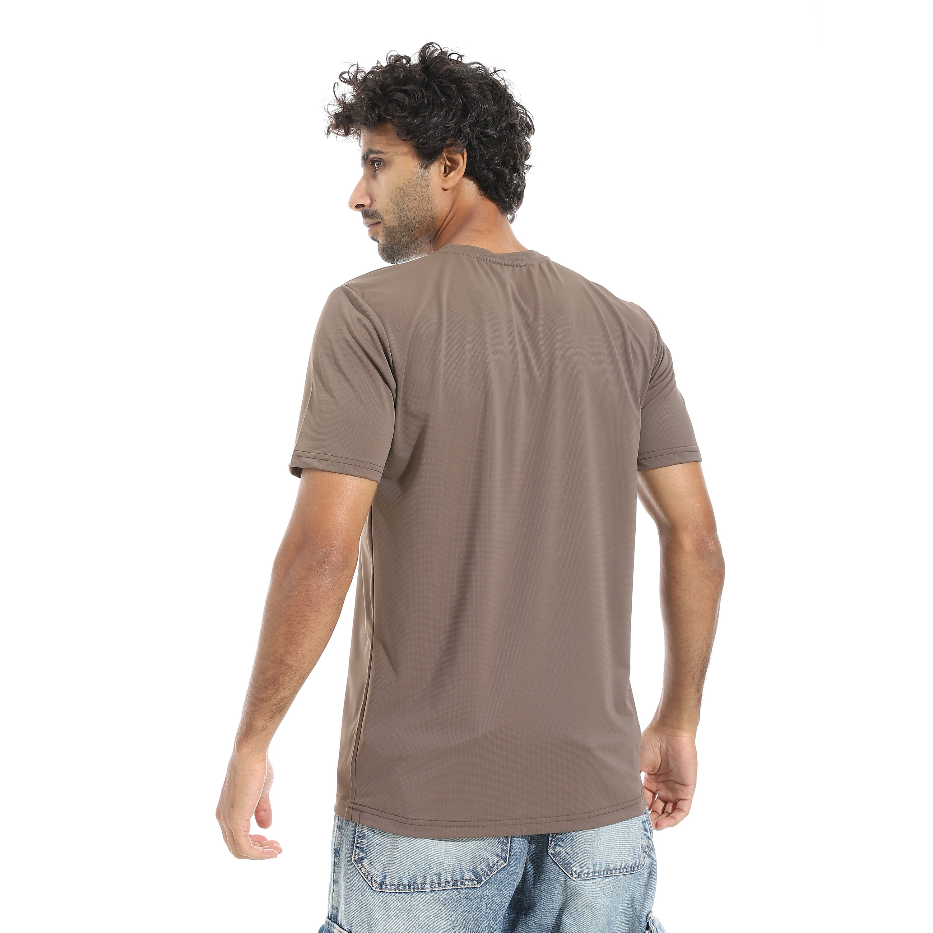 ACTIV MEN'S O T-SHIRT - BROWN