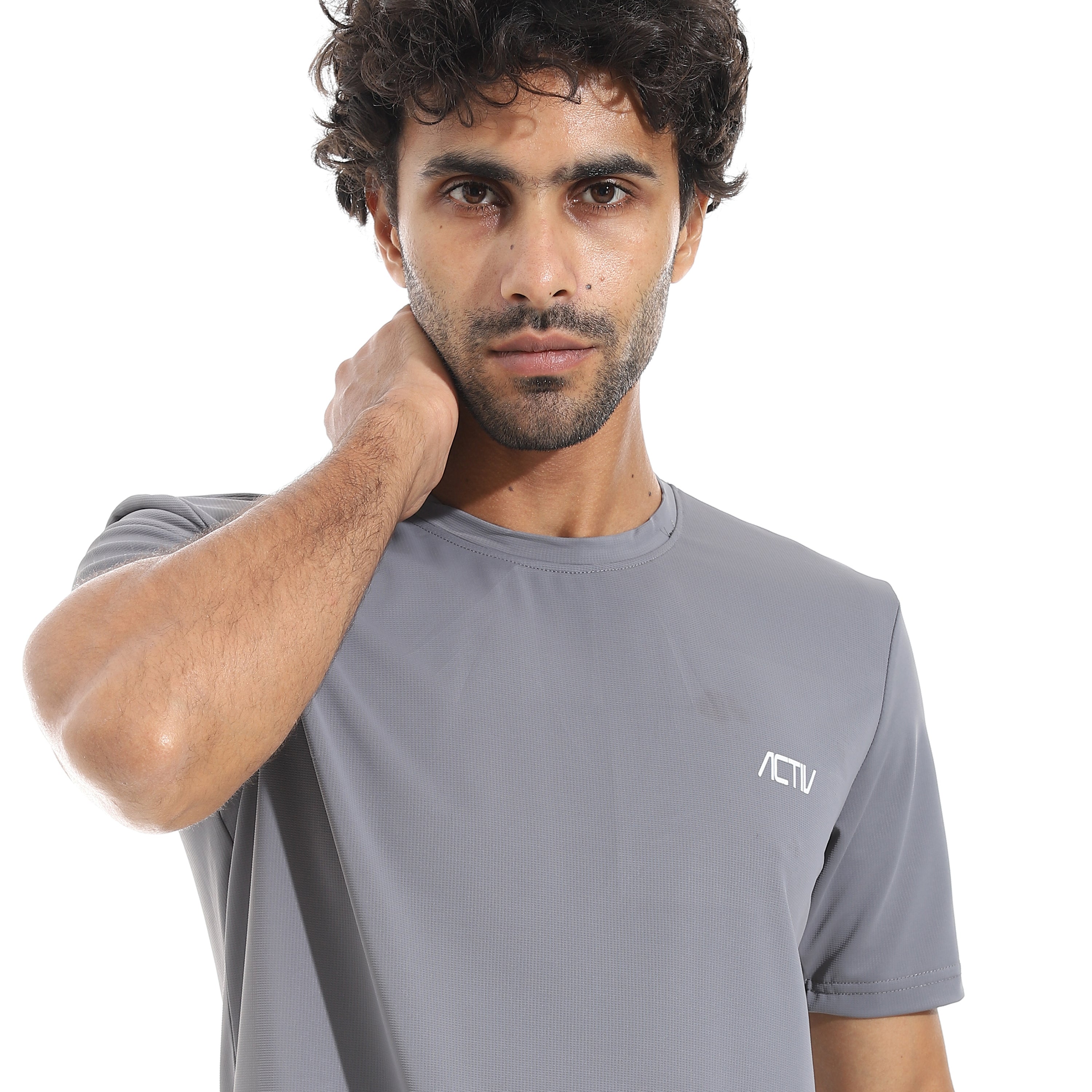 ACTIV MEN'S O T-SHIRT - GREY