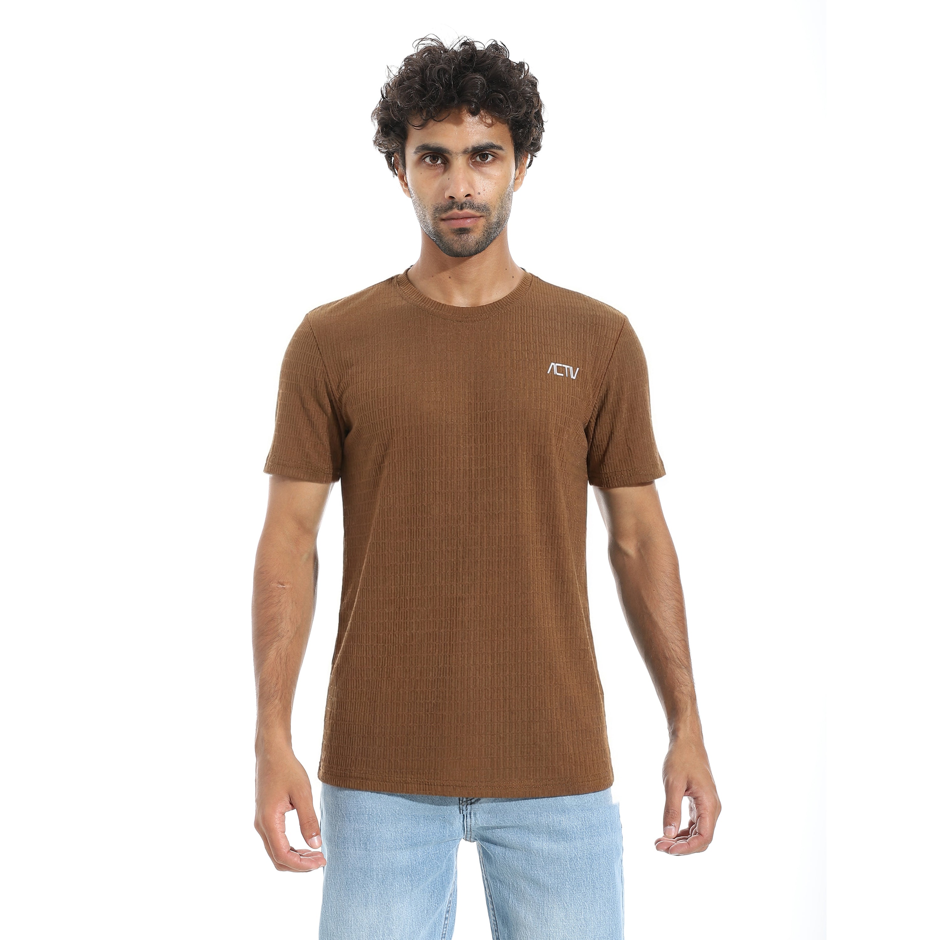 ACTIV MEN'S O T-SHIRT - COFFEE