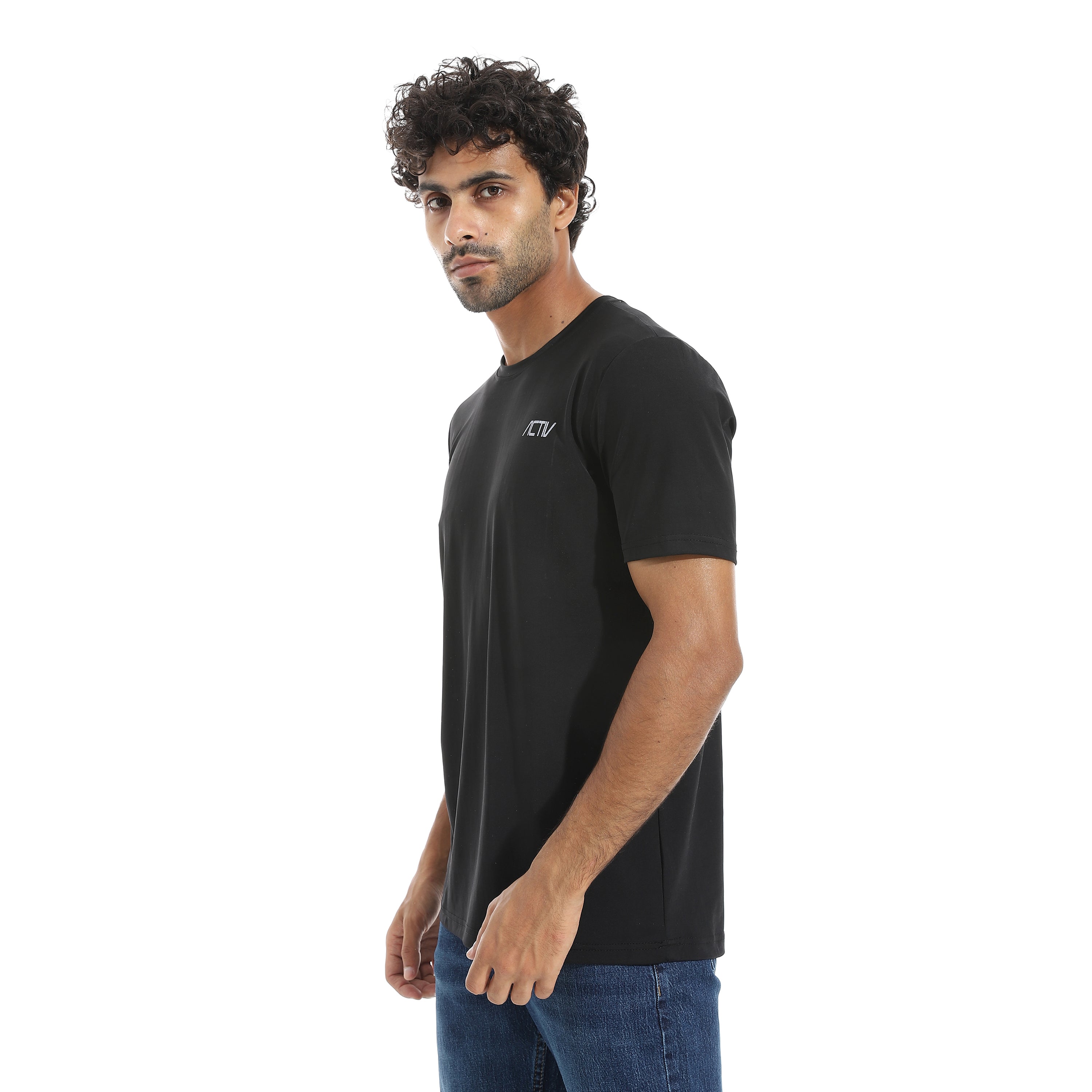 ACTIV MEN'S O T-SHIRT - BLACK