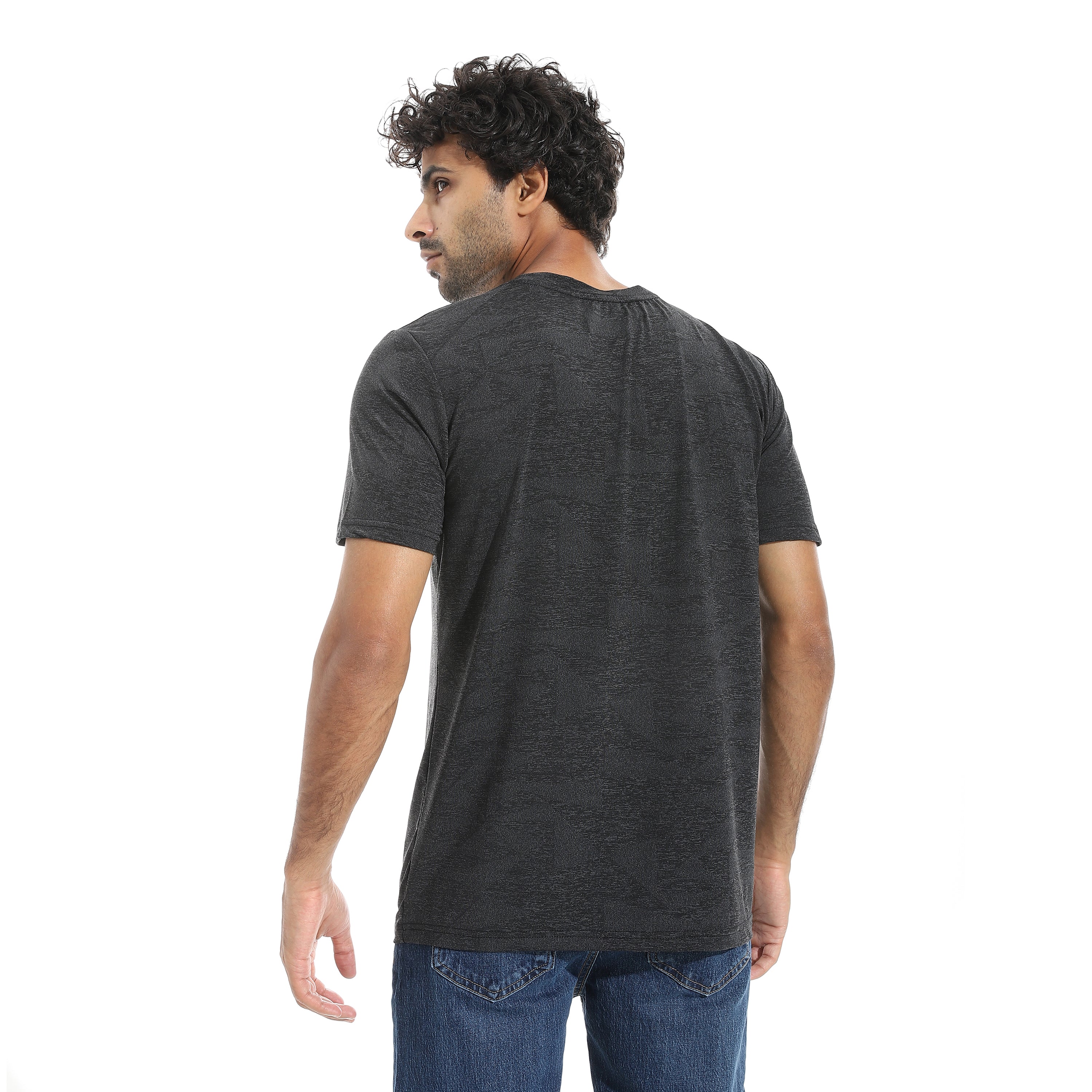 ACTIV MEN'S O T-SHIRT - M.BLACK