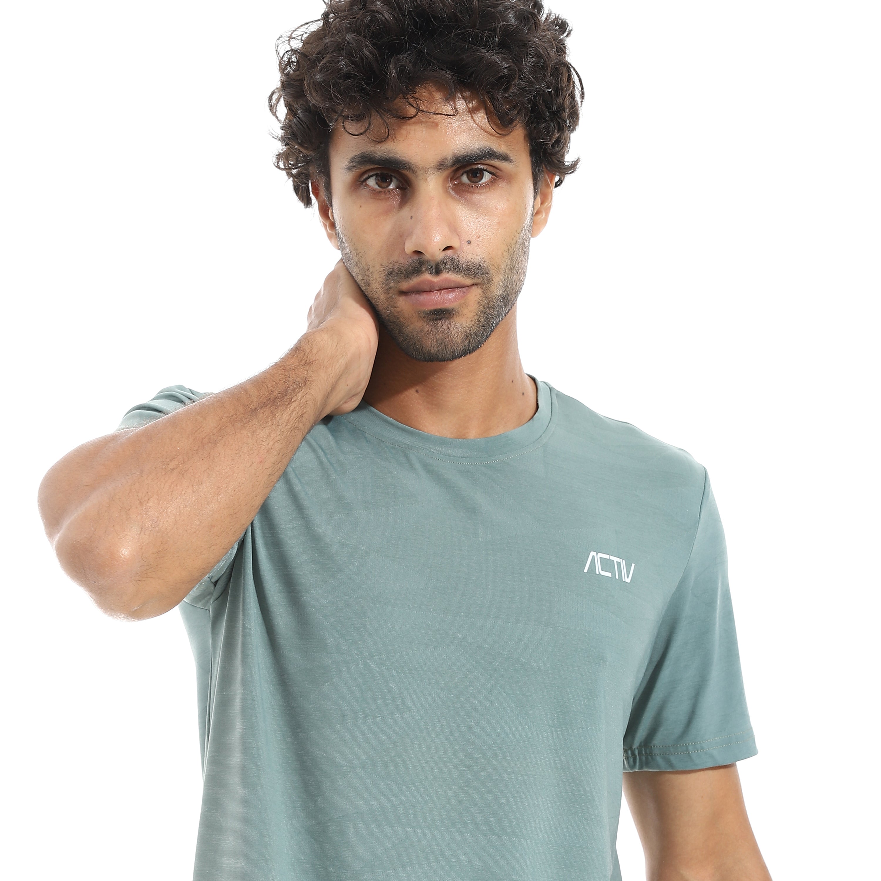 ACTIV MEN'S O T-SHIRT - MINT GRN