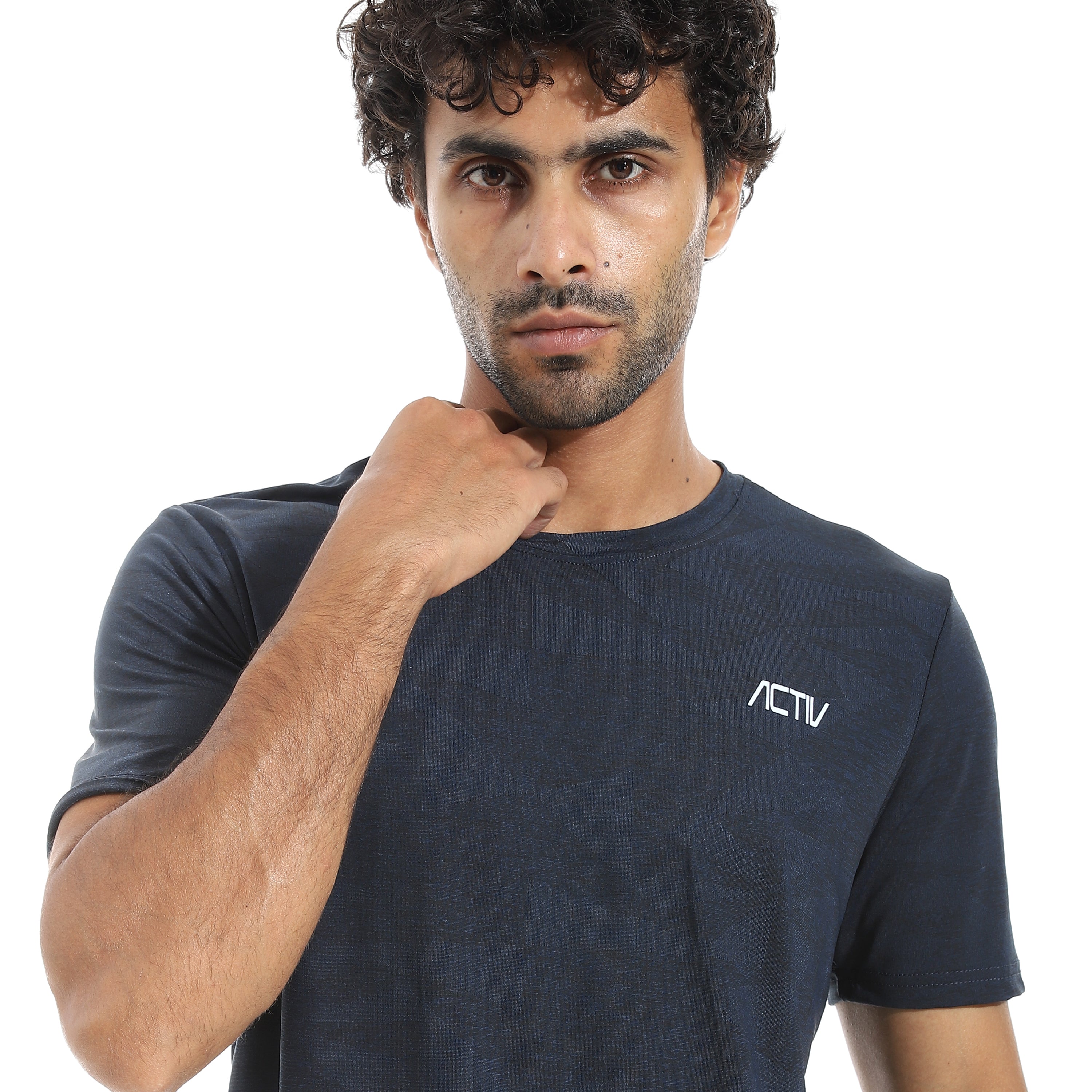 ACTIV MEN'S O T-SHIRT - NAVY