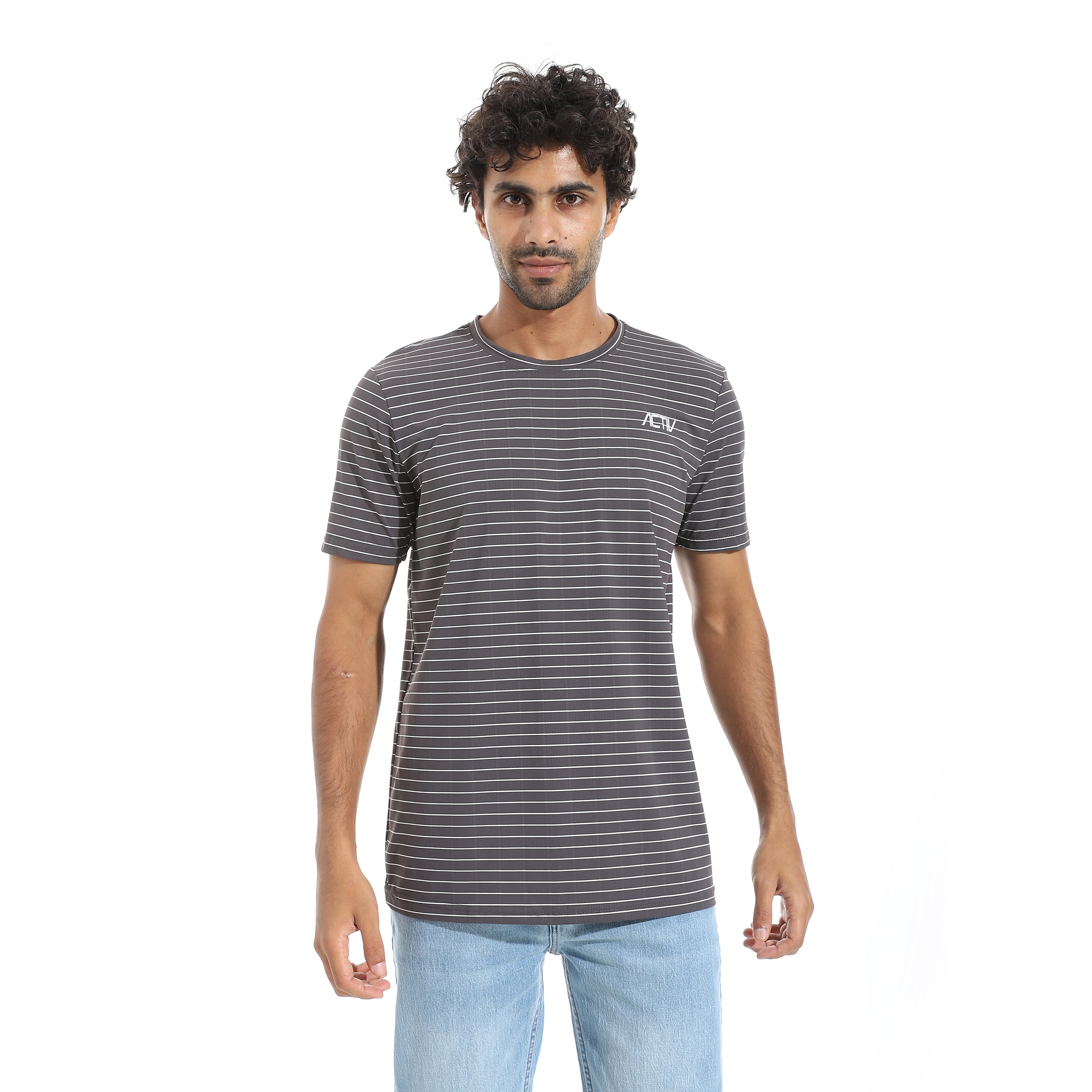 ACTIV MEN'S O T-SHIRT - D.GREY