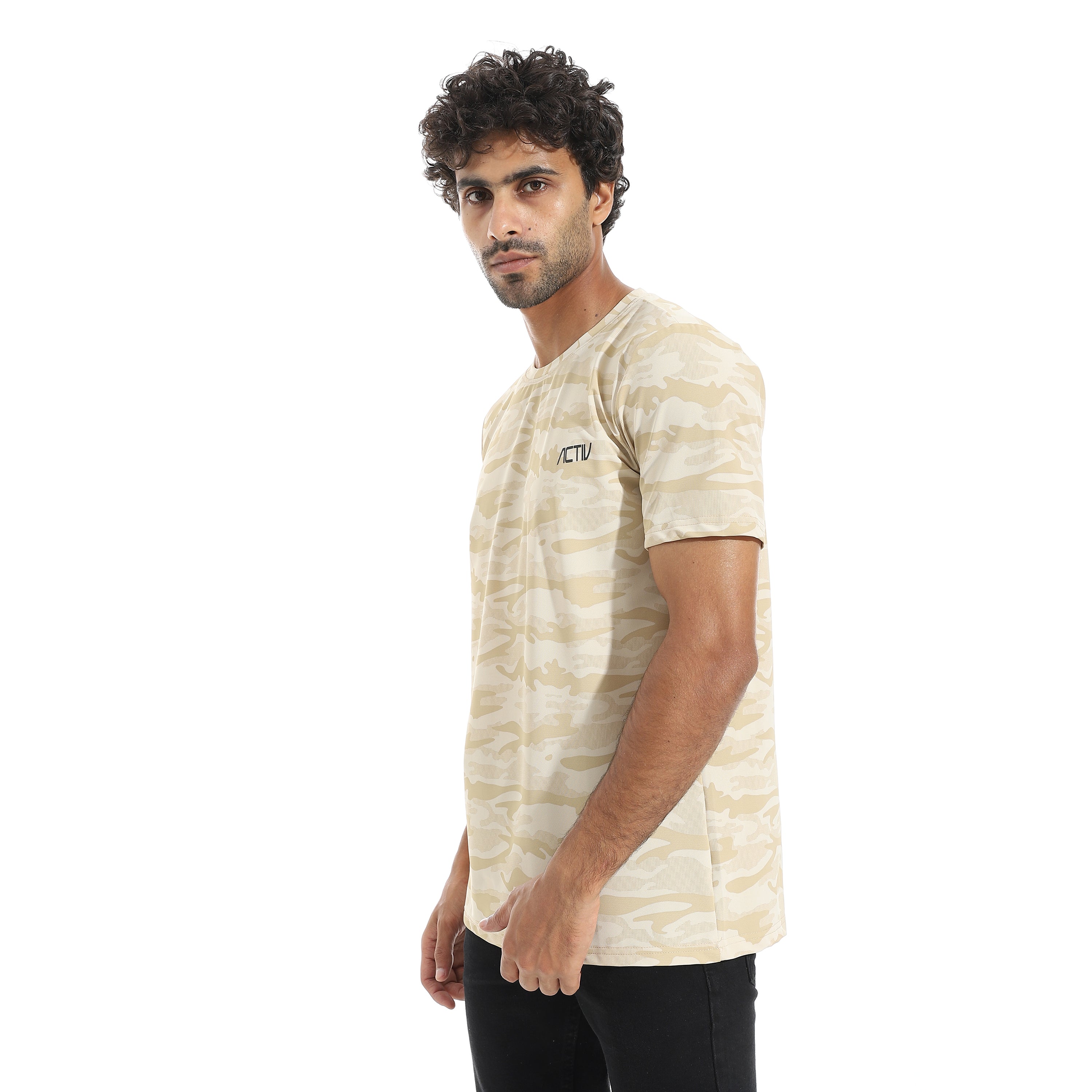 ACTIV MEN'S O T-SHIRT - BEIGE