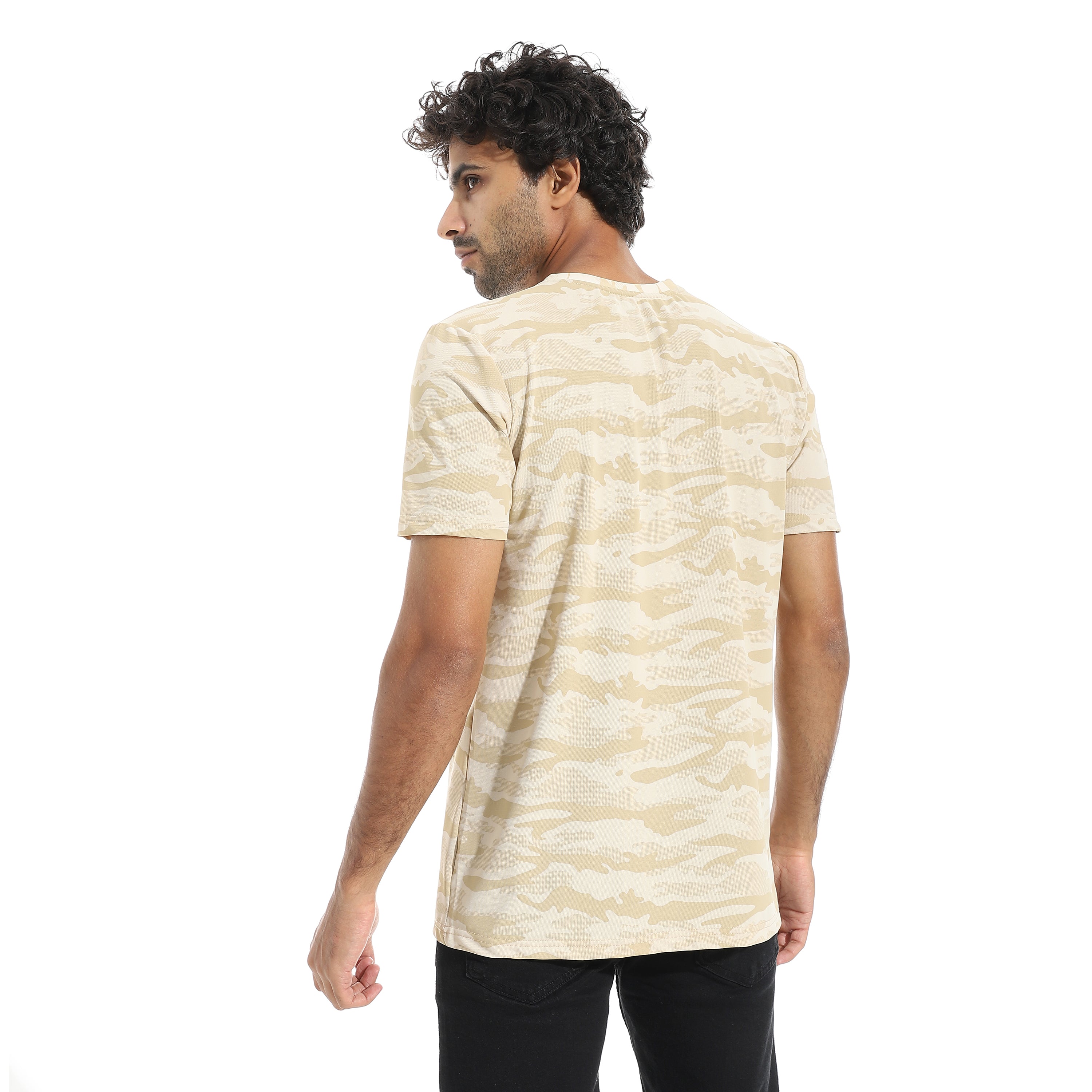 ACTIV MEN'S O T-SHIRT - BEIGE