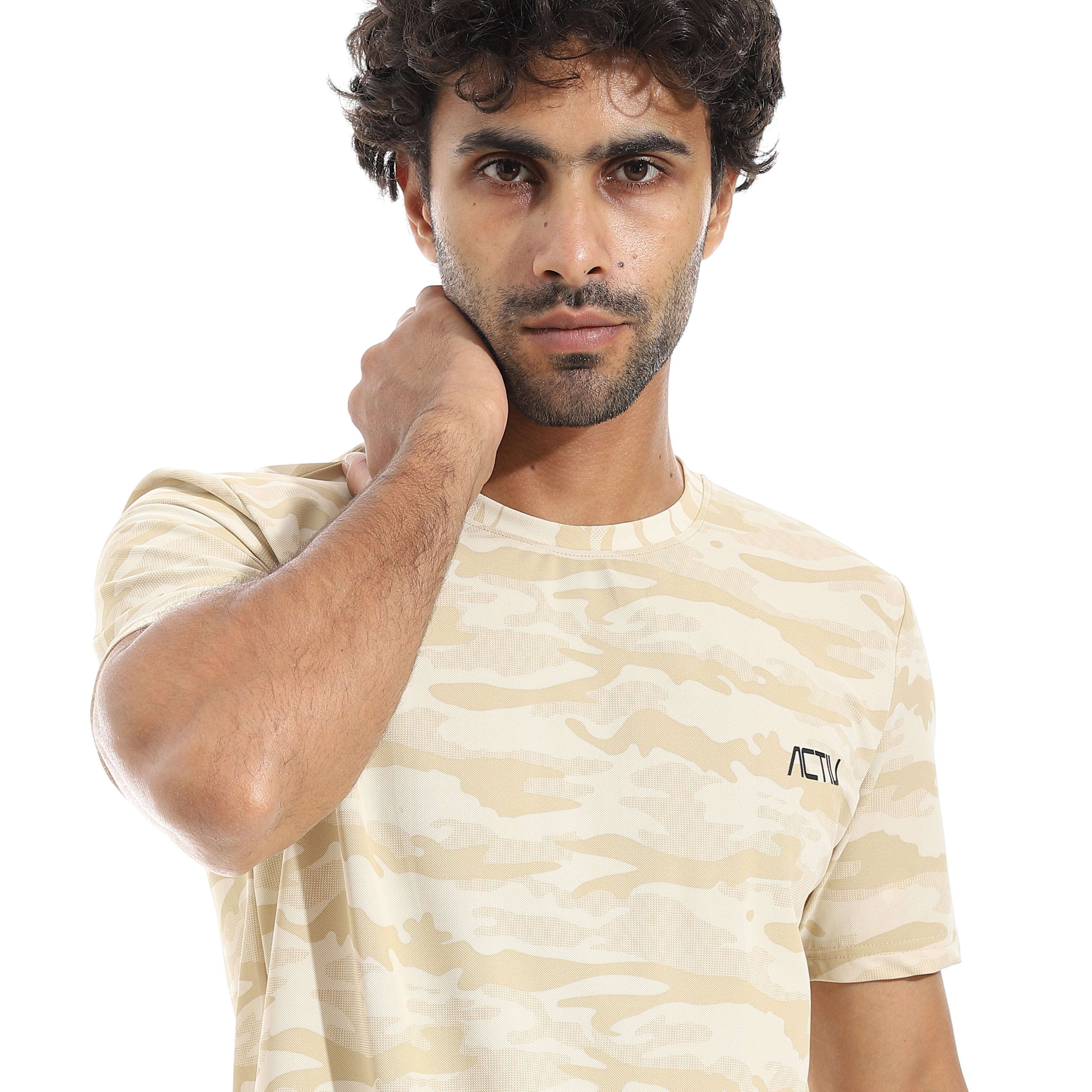 ACTIV MEN'S O T-SHIRT - BEIGE