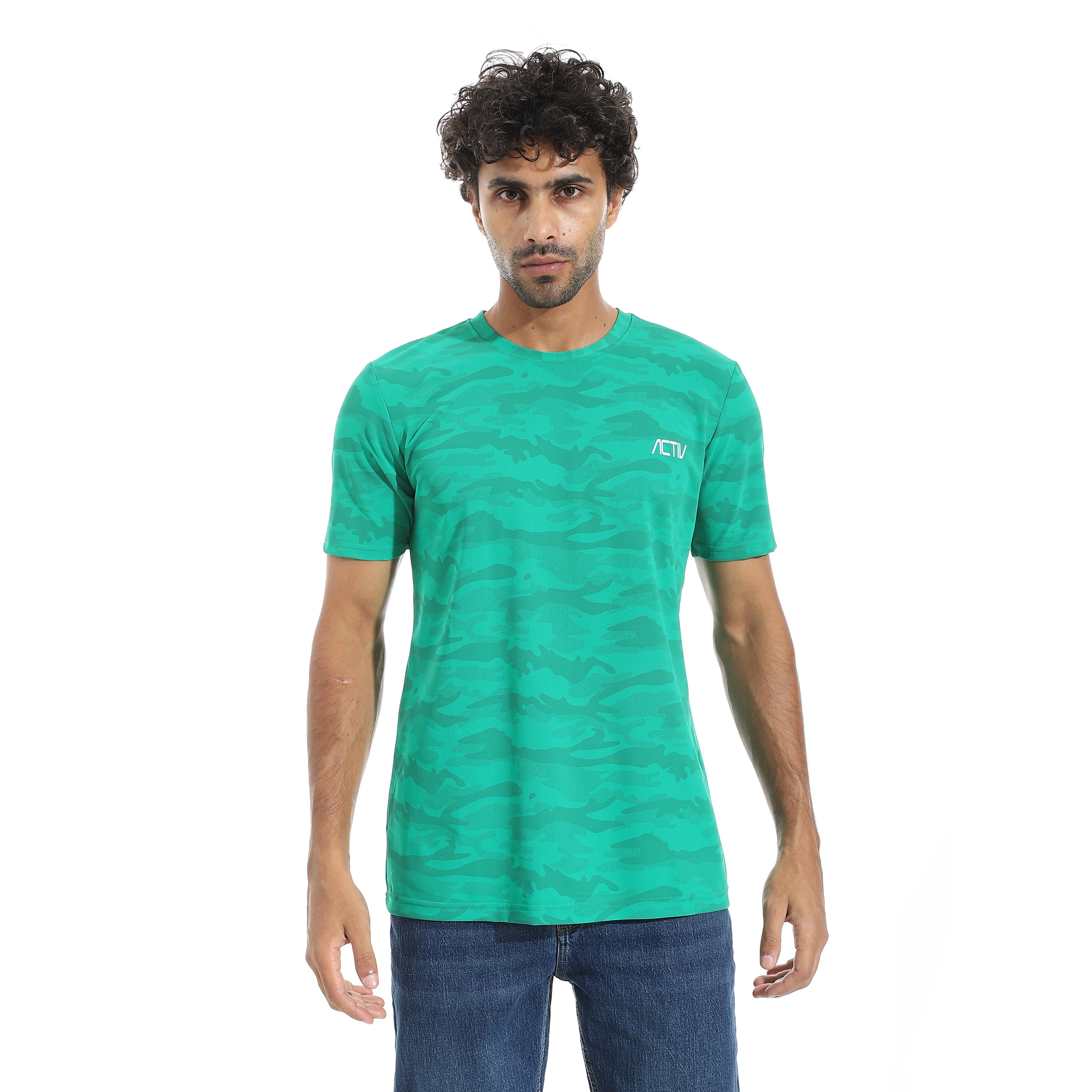 ACTIV MEN'S O T-SHIRT - GREEN