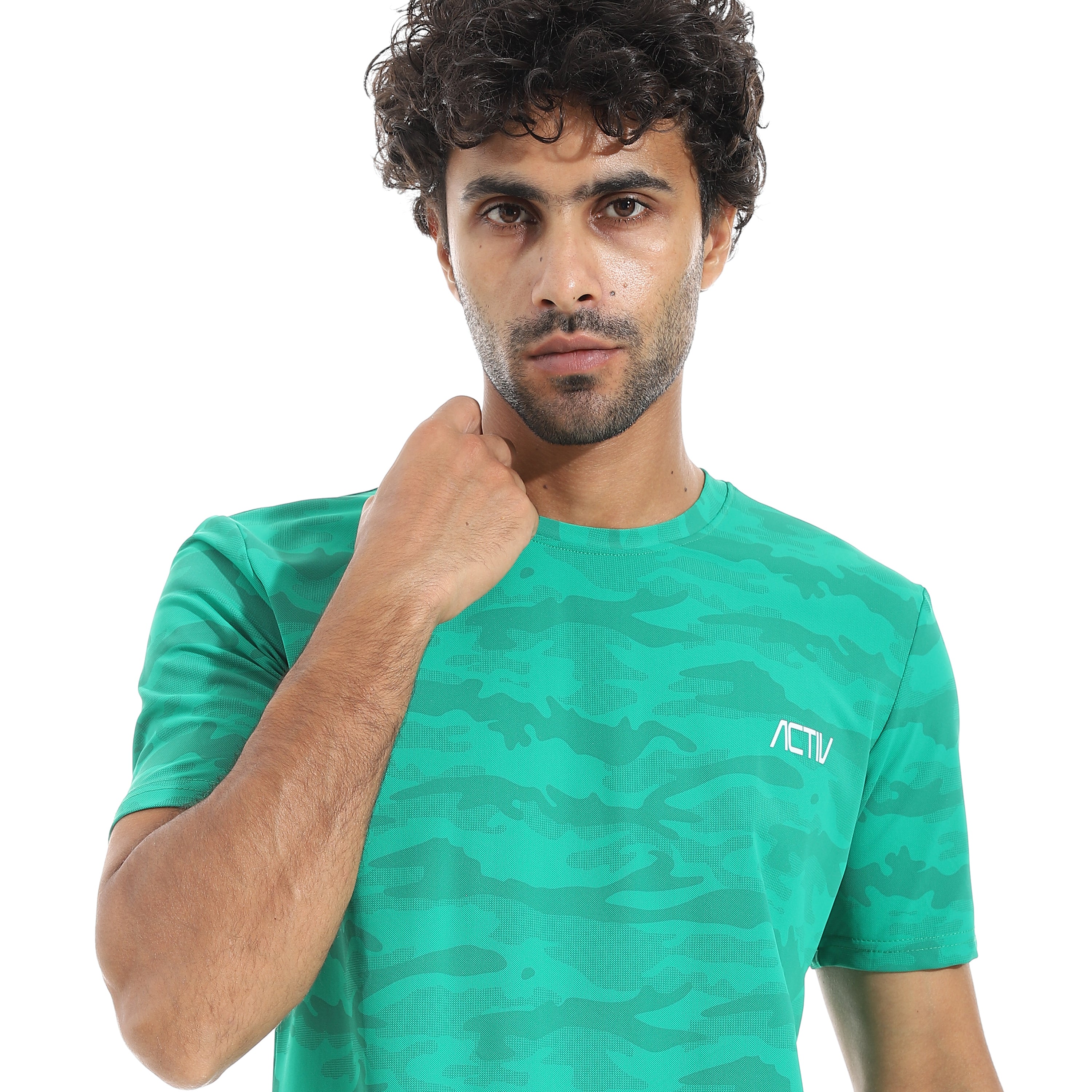 ACTIV MEN'S O T-SHIRT - GREEN