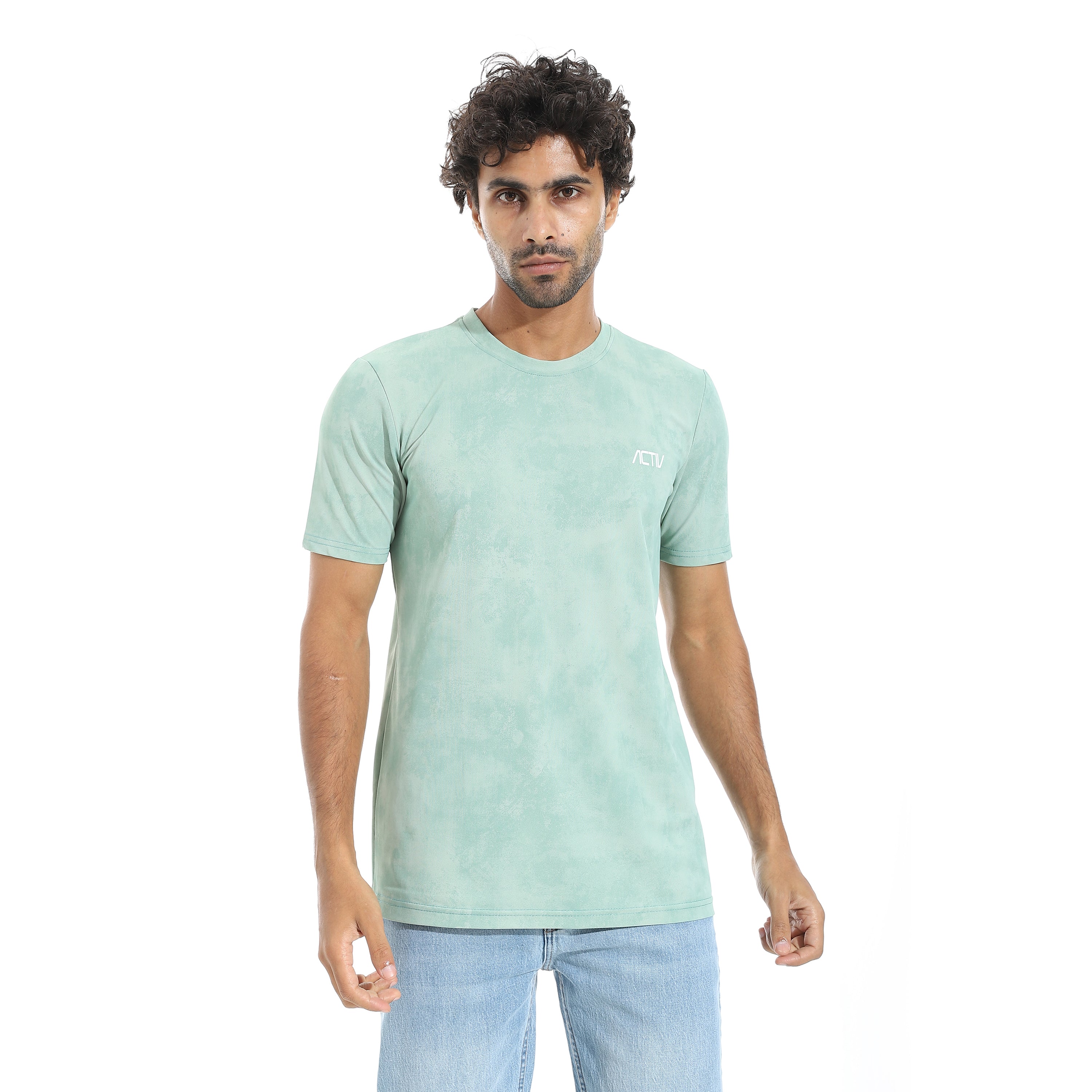 ACTIV MEN'S O T-SHIRT - MINT GRN