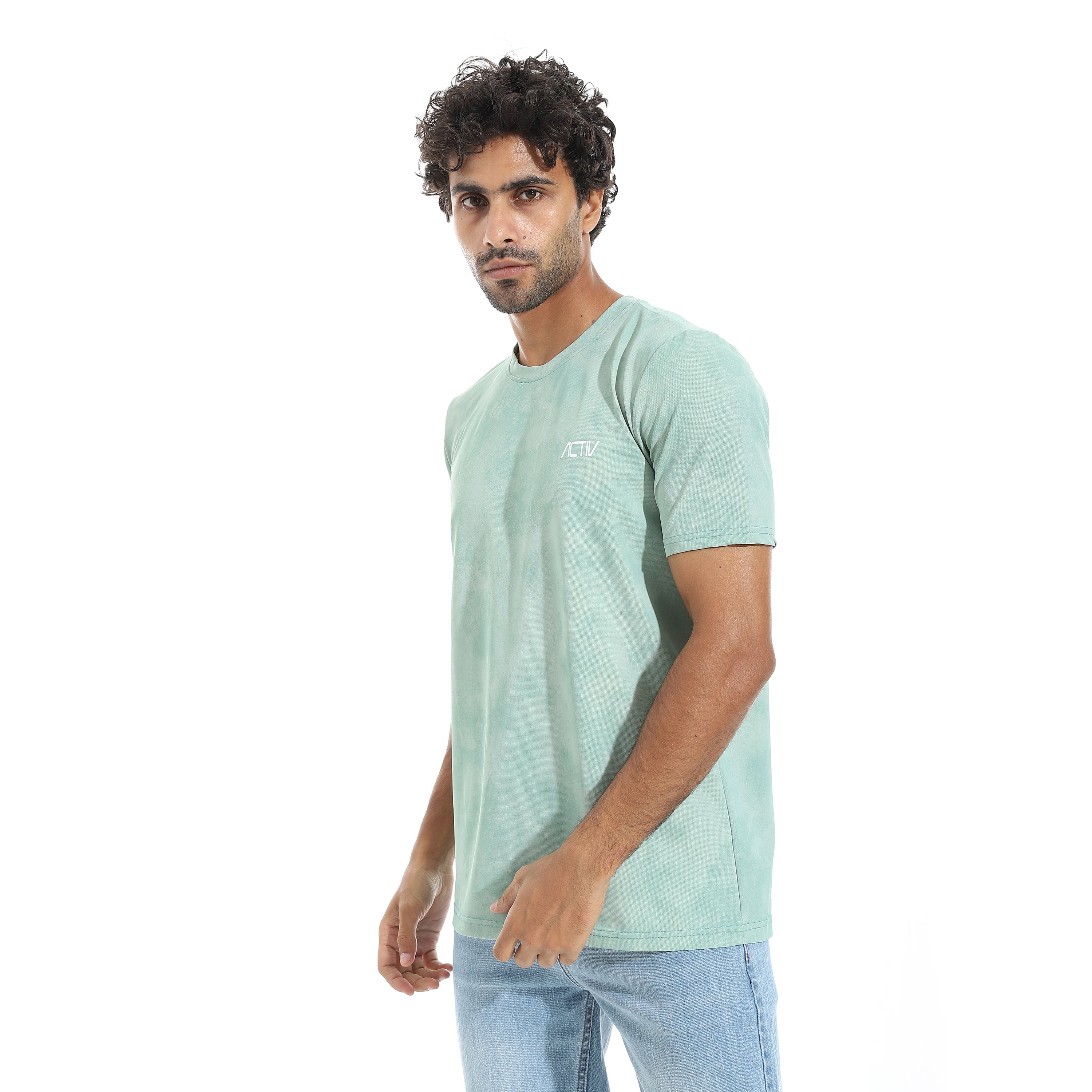ACTIV MEN'S O T-SHIRT - MINT GRN