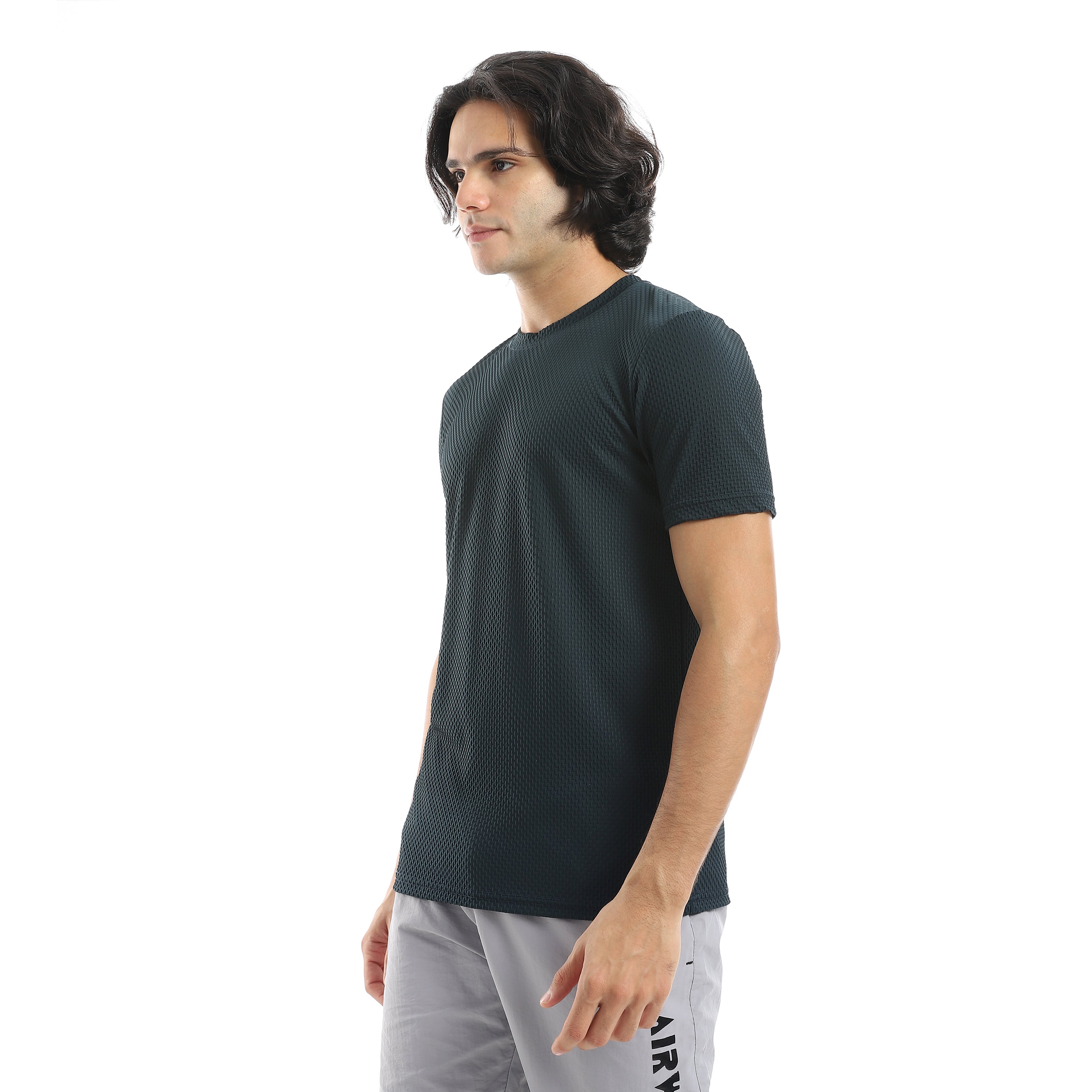 ACTIV MENS PLAIN BASIC T-SHIRT - PETROL