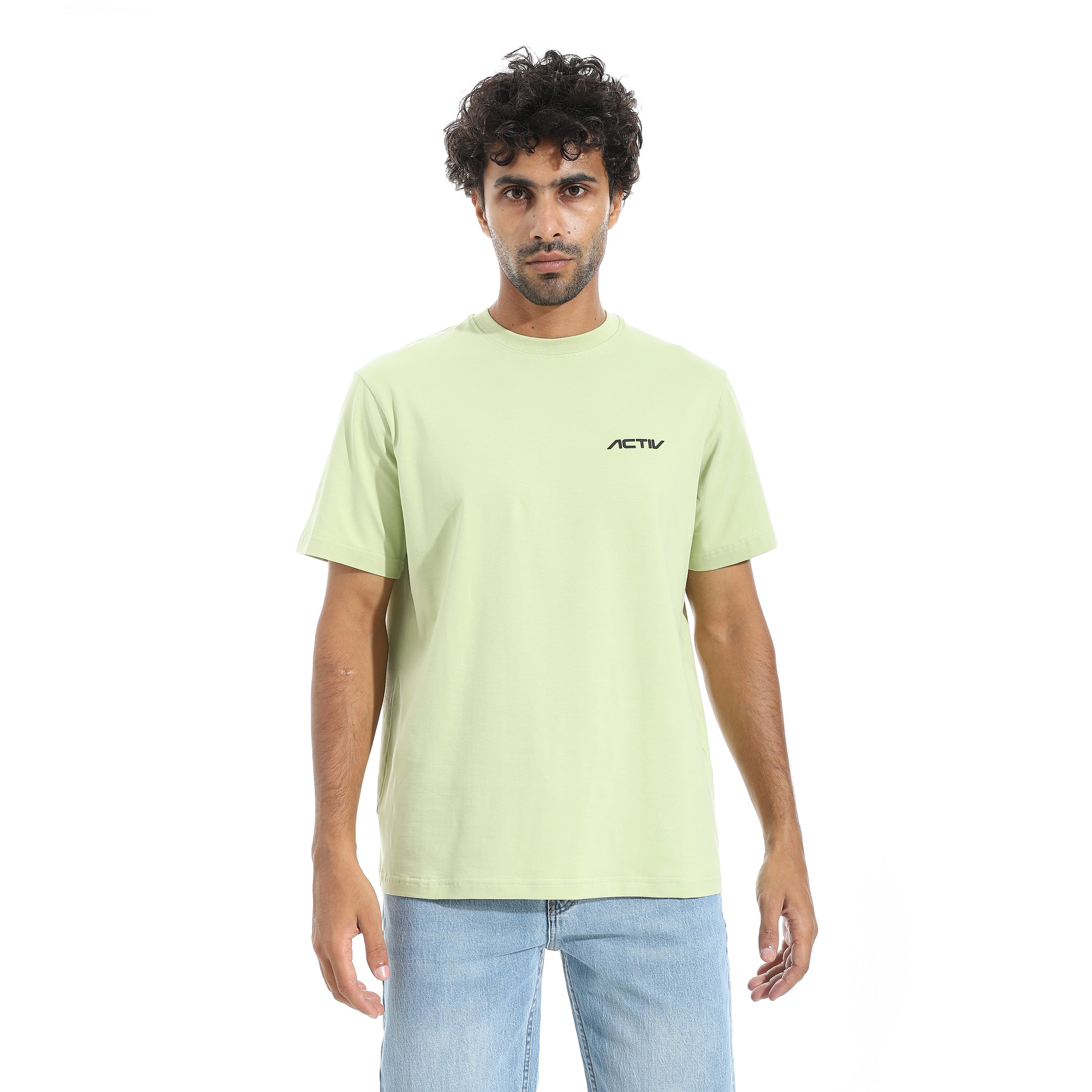 ACTIV MENS PLAIN BASIC T-SHIRT - MINT