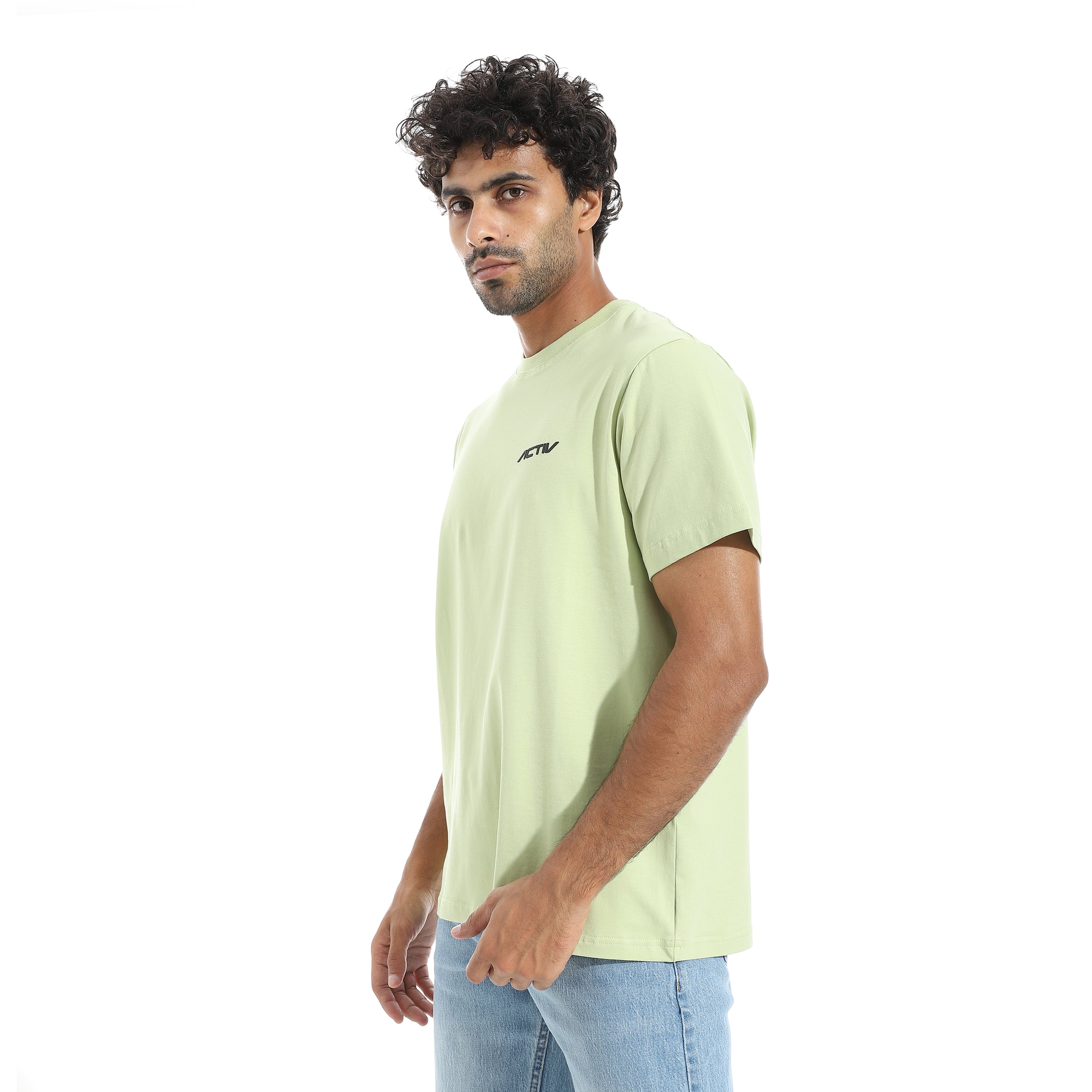 ACTIV MENS PLAIN BASIC T-SHIRT - MINT