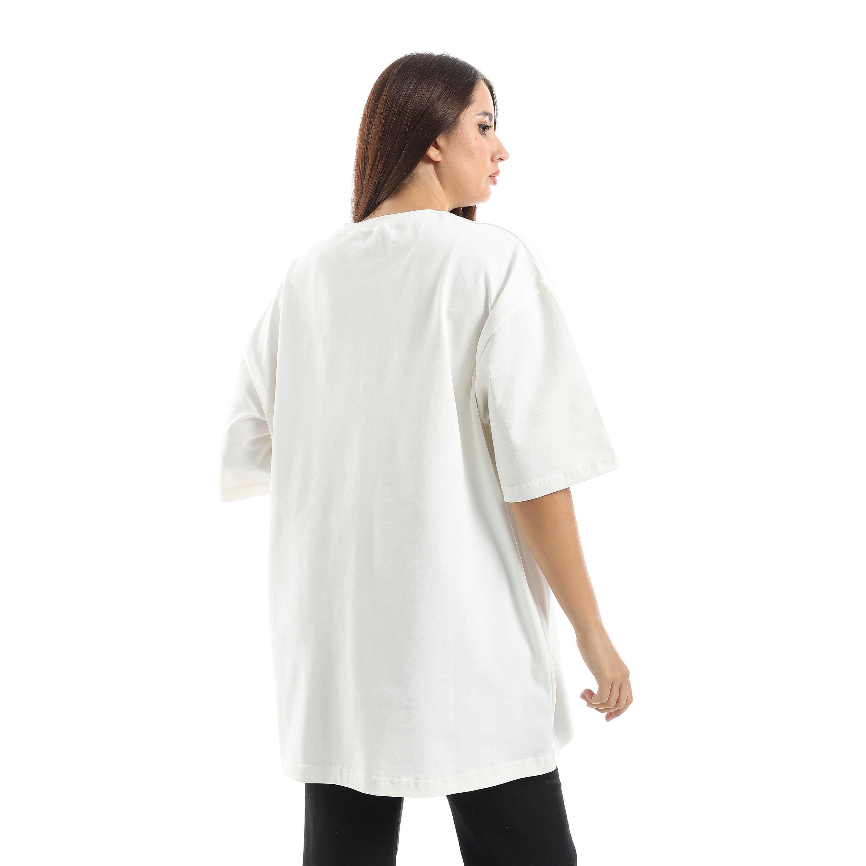 BLESSED BOLD OVERSIZED T-SHIRT - WHITE