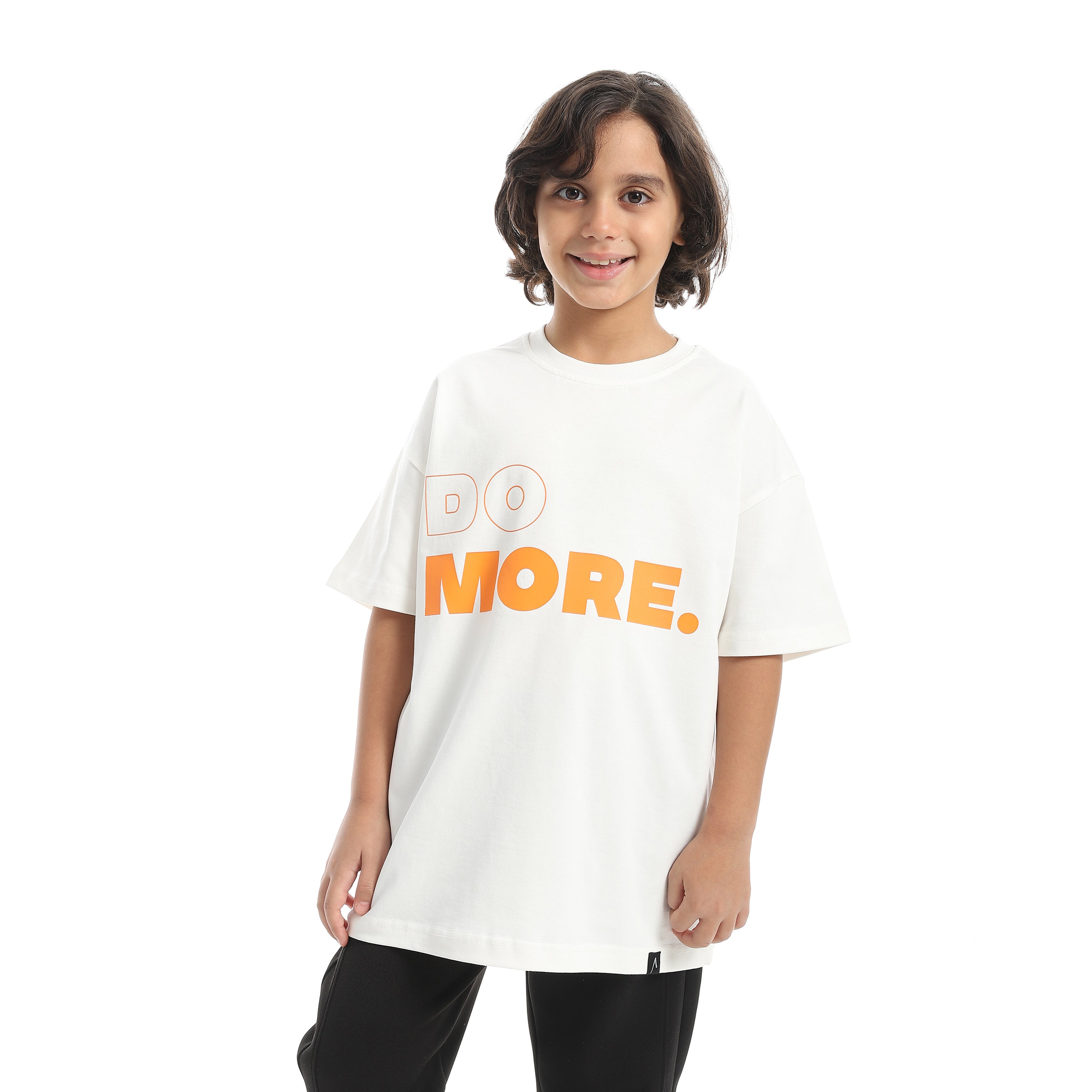 DO MORE OVERSIZPRINTED T-SHIRT - WHITE