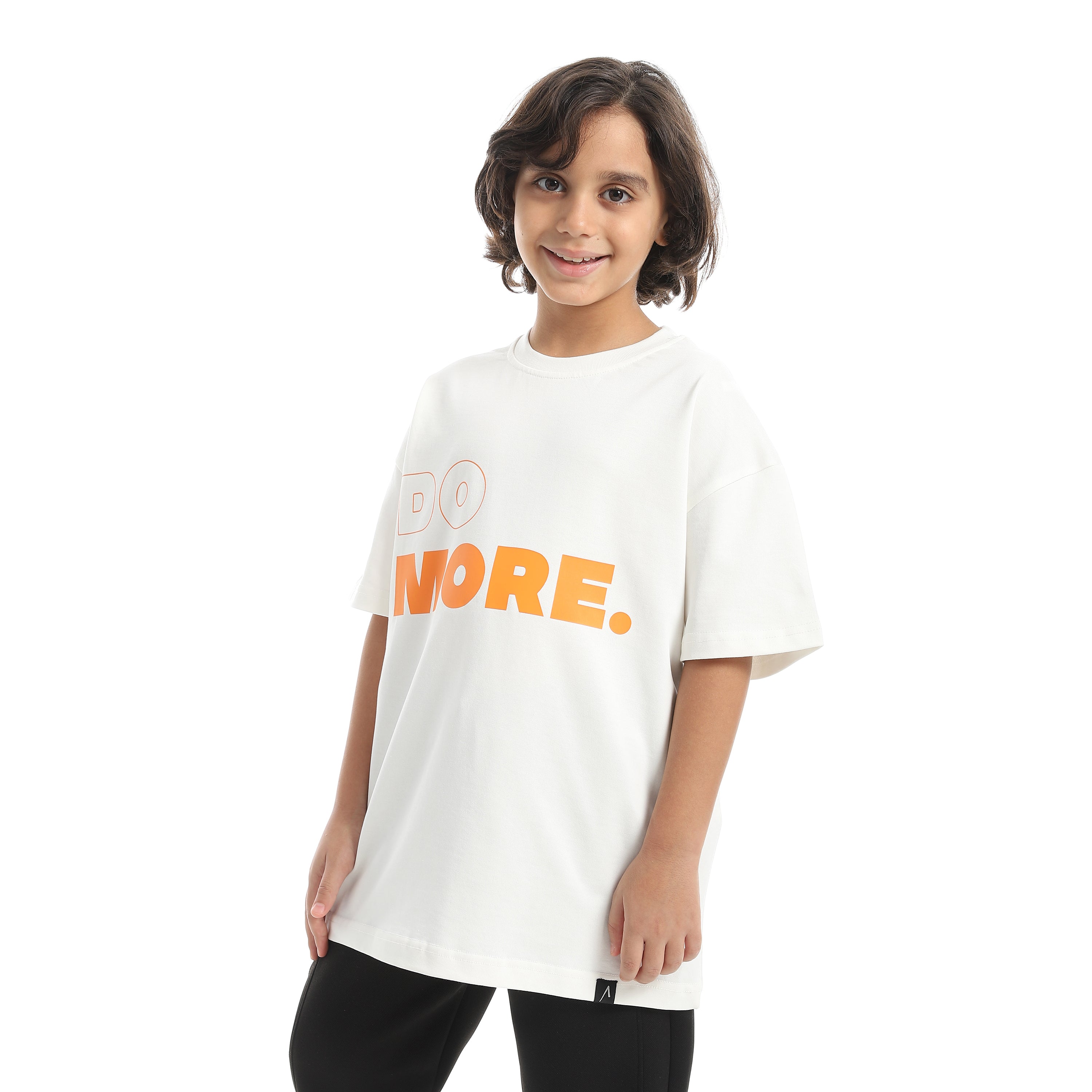 DO MORE OVERSIZPRINTED T-SHIRT - WHITE