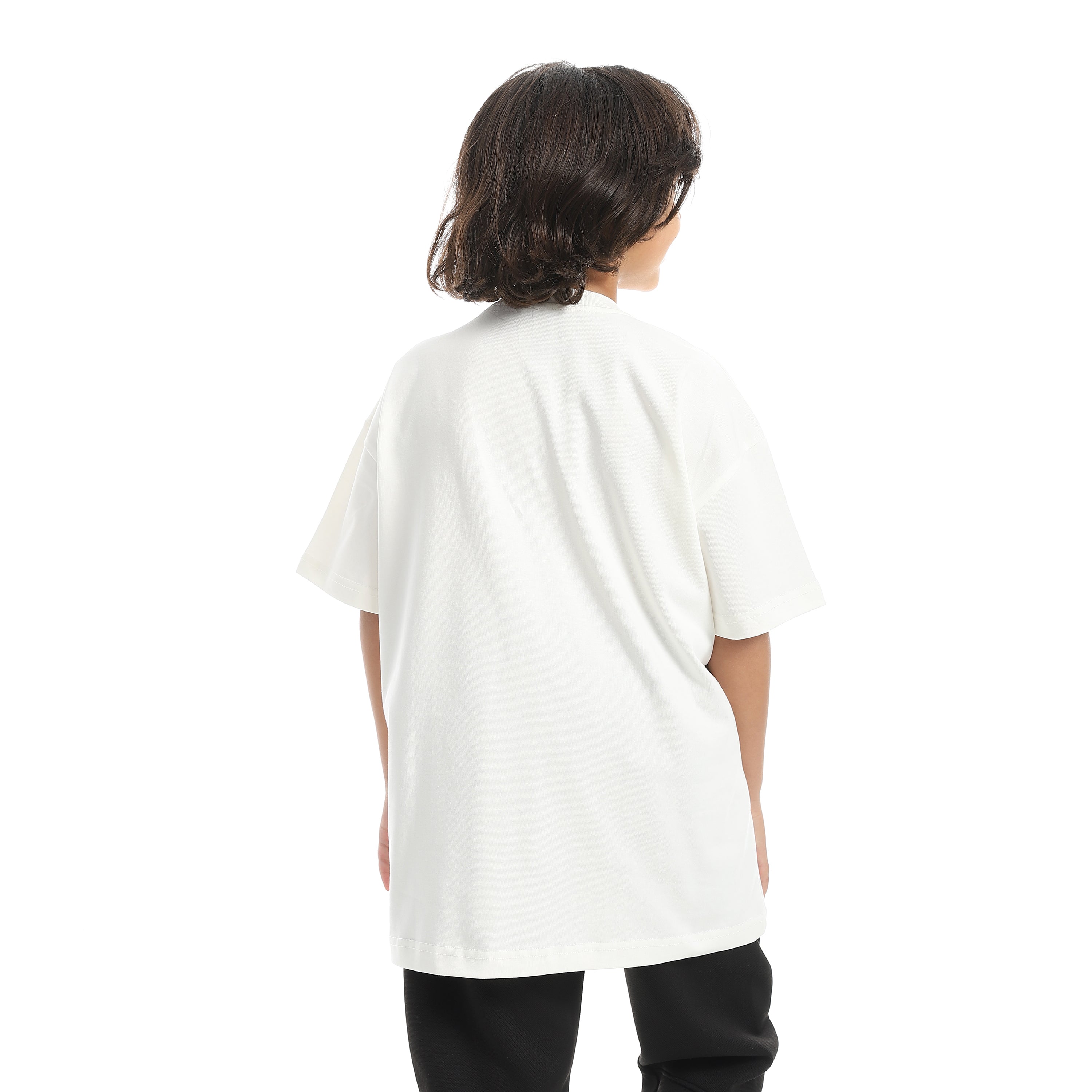 DO MORE OVERSIZPRINTED T-SHIRT - WHITE
