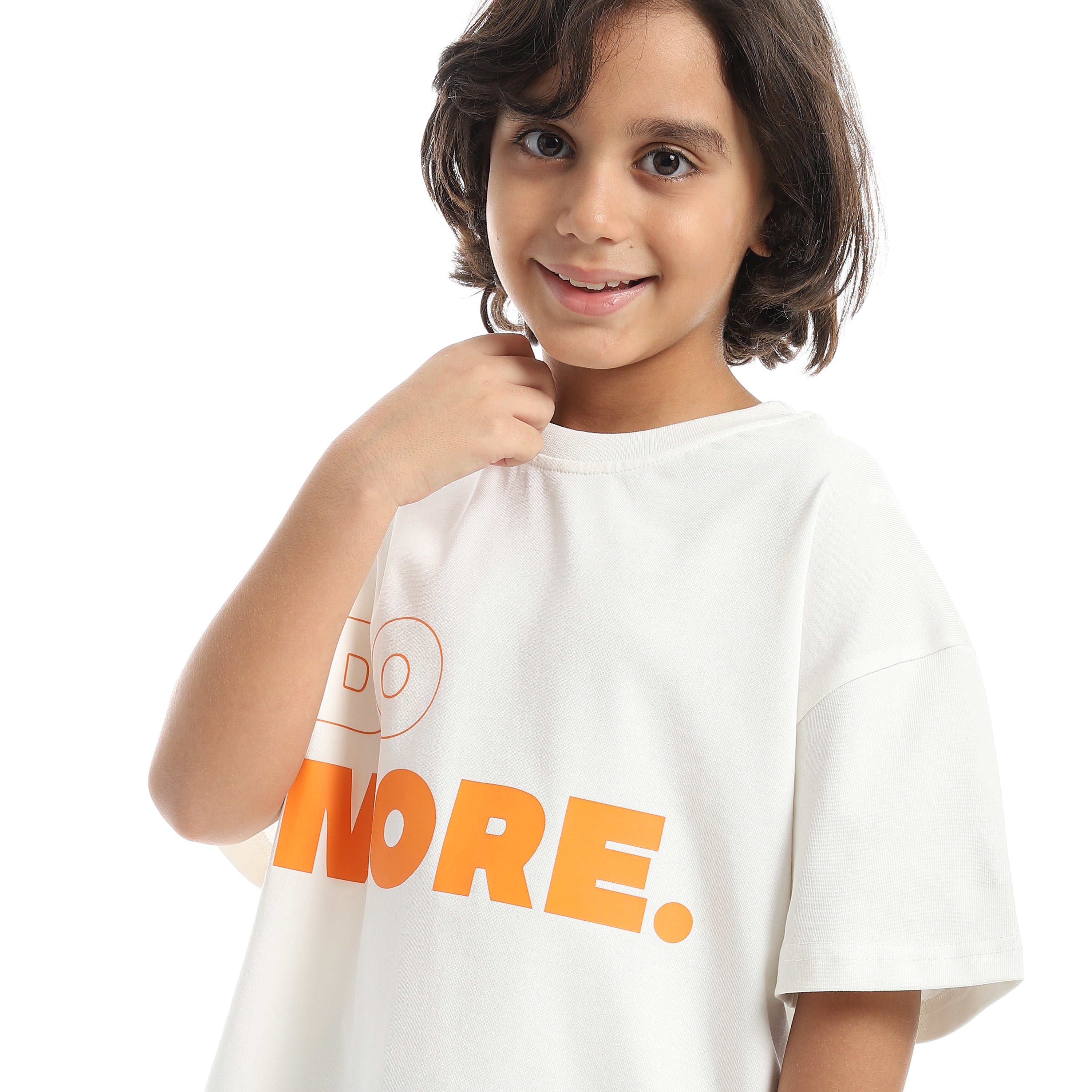DO MORE OVERSIZPRINTED T-SHIRT - WHITE