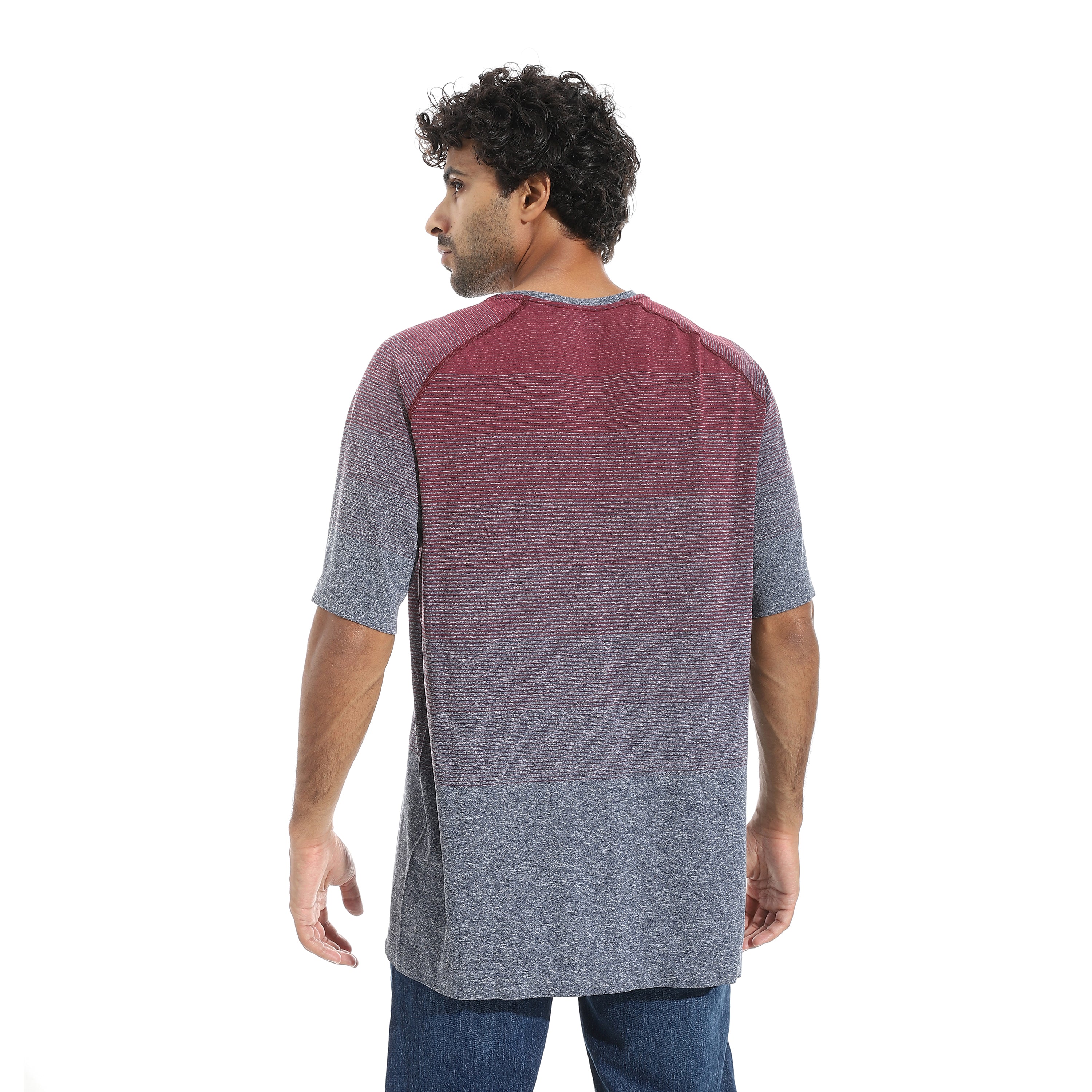 ACTIV MEN'S BASIC T-SHIRT - NVY*BURG