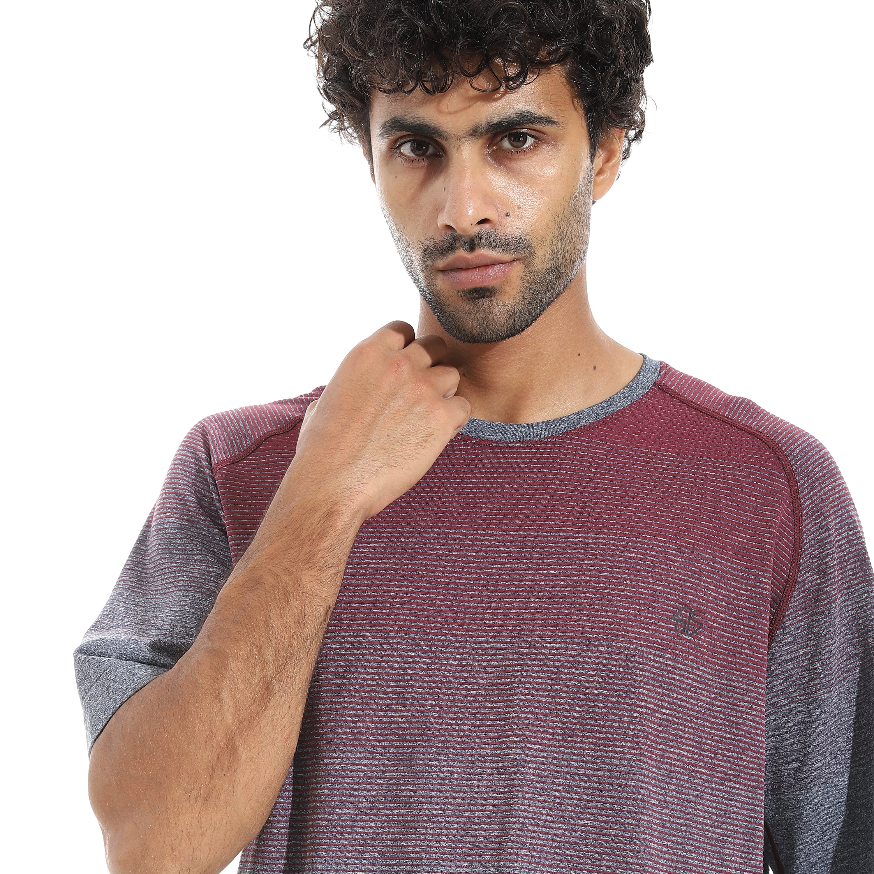 ACTIV MEN'S BASIC T-SHIRT - NVY*BURG