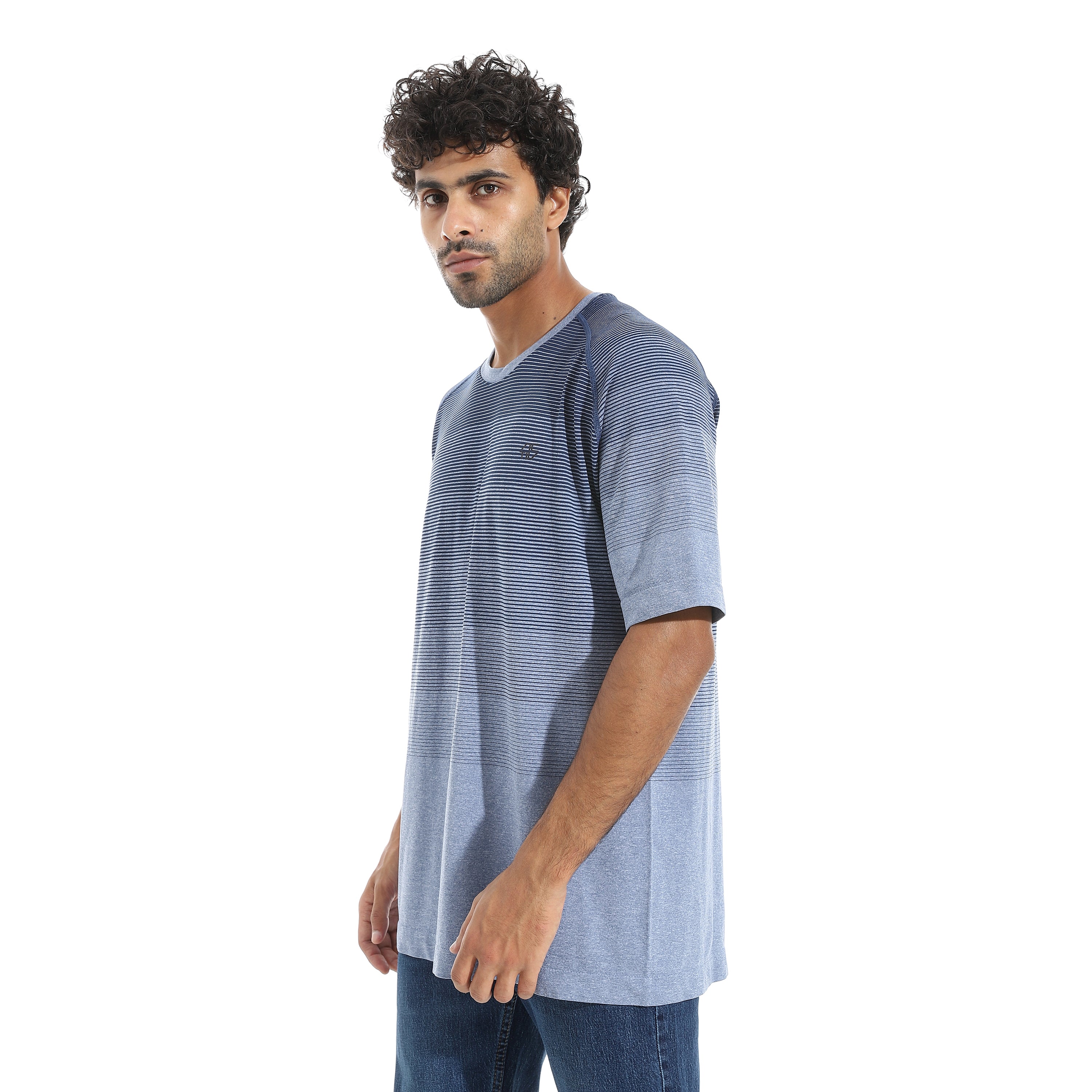 ACTIV MEN'S BASIC T-SHIRT - NVY*INDG