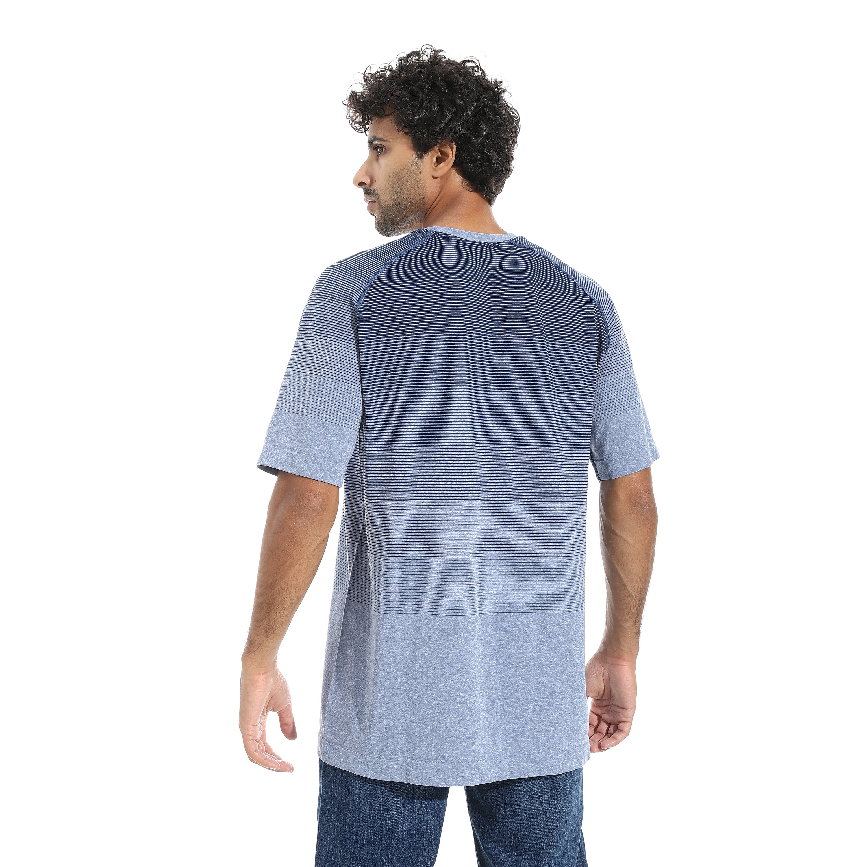 ACTIV MEN'S BASIC T-SHIRT - NVY*INDG