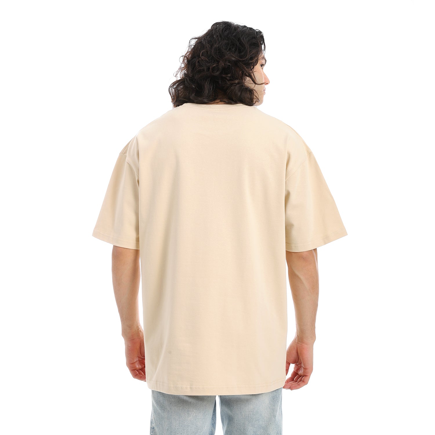 CAIRO STREETWEAR OVERSIZED T-S - BEIGE