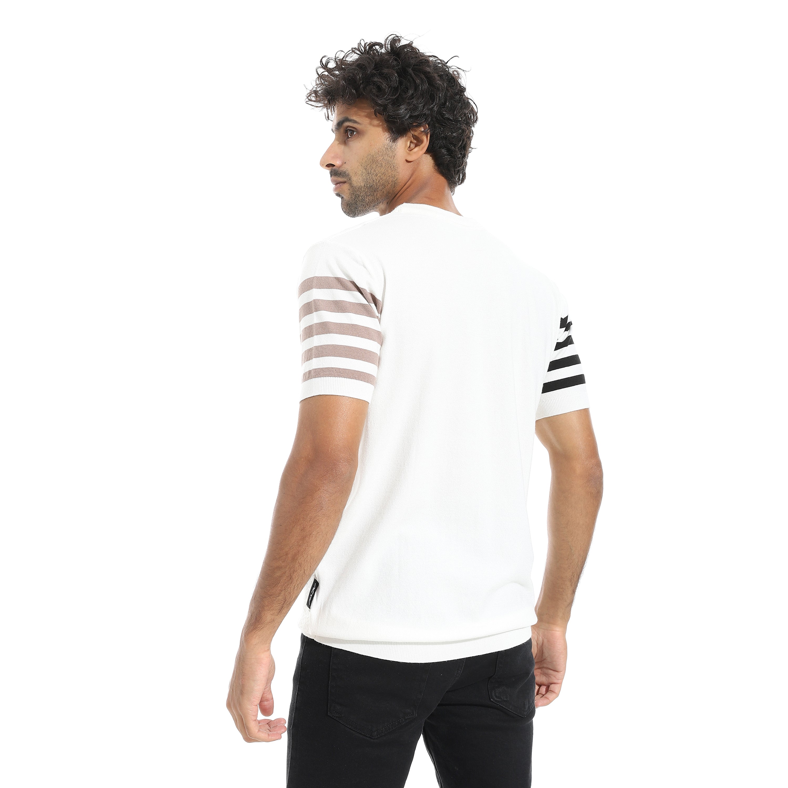 ACTIV MEN'S ROUND T-SHIRT - SUGARY