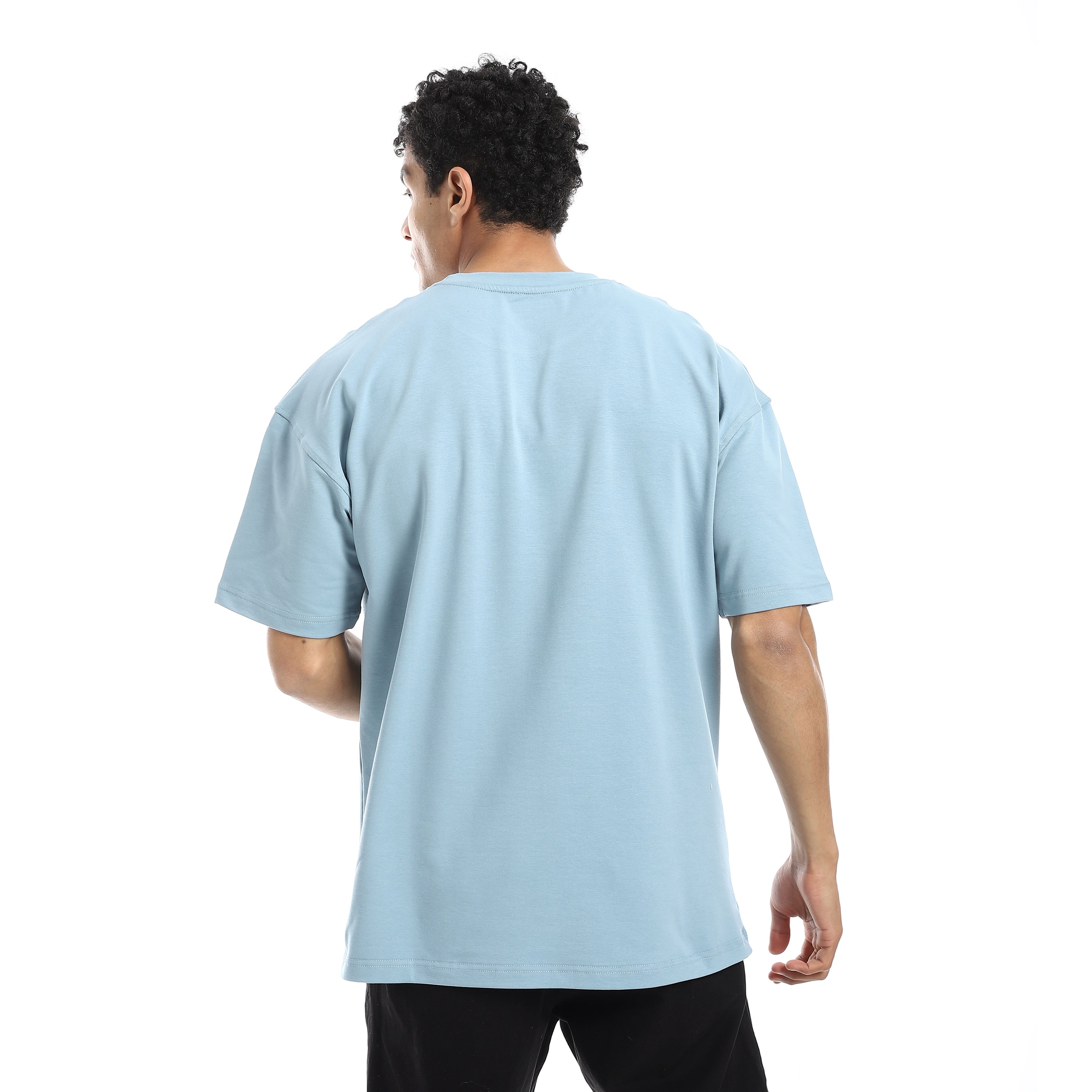 UNIVERSE OVERSIZED T-SHIRT - BABYBLUE