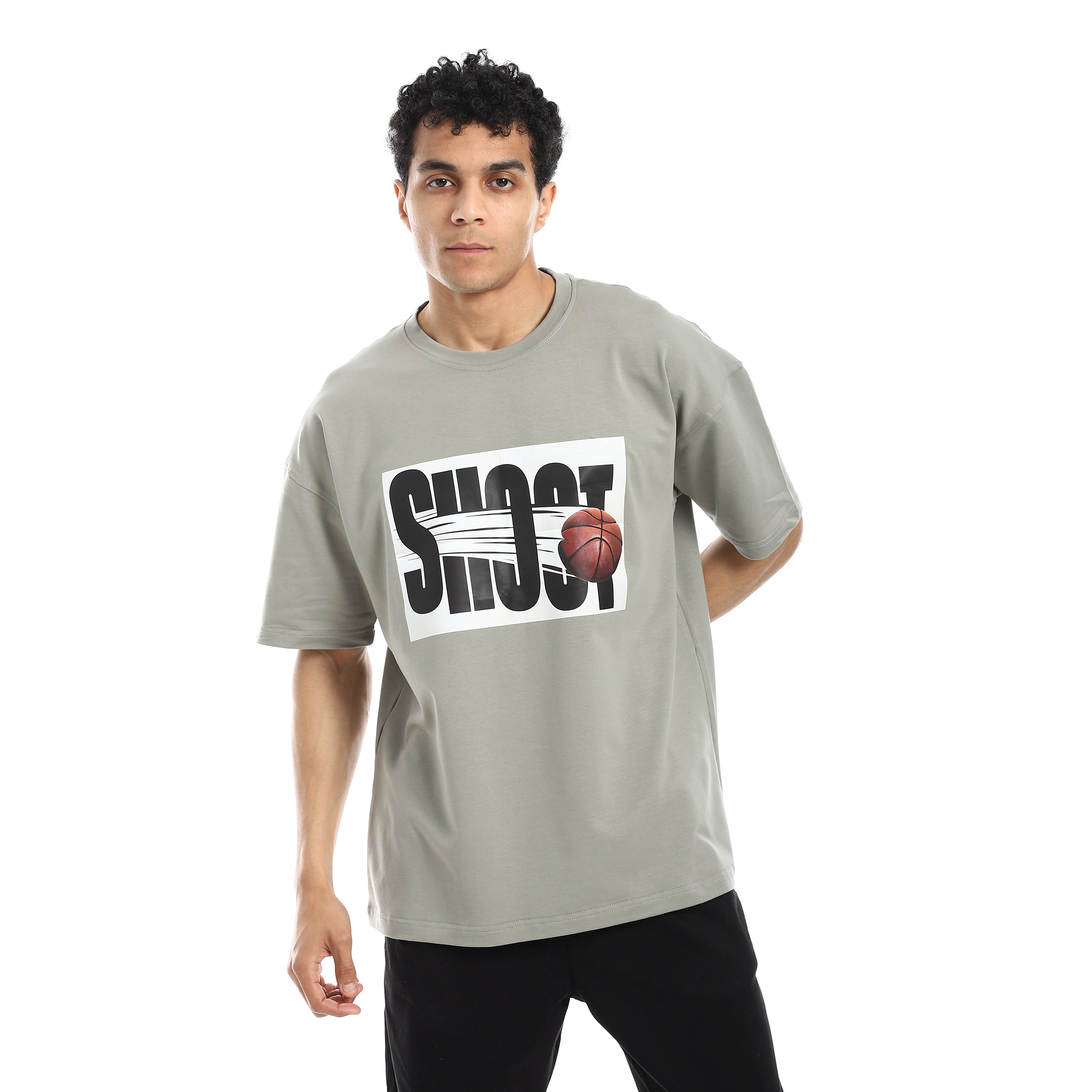 SHOOT OVERSIZED T-SHIRT - GREY
