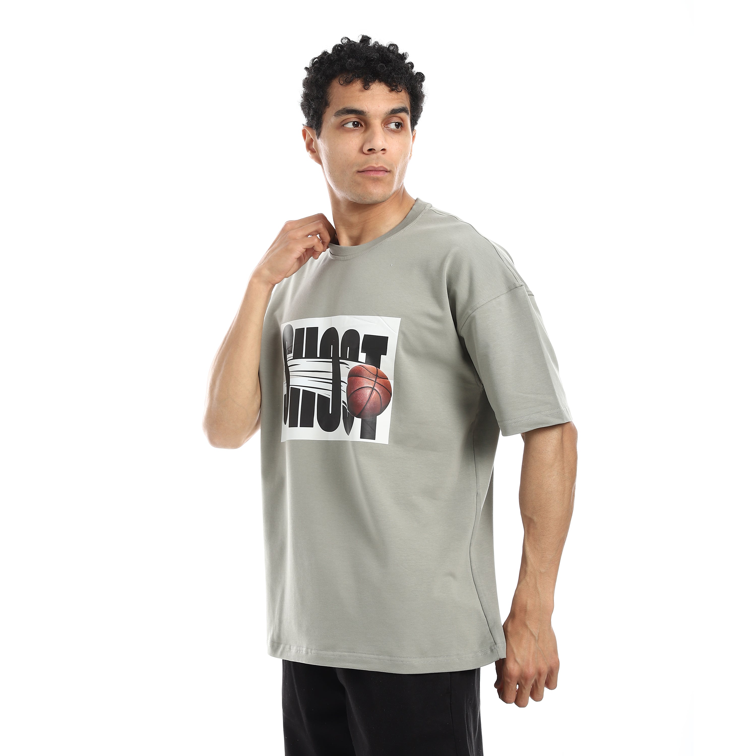 SHOOT OVERSIZED T-SHIRT - GREY
