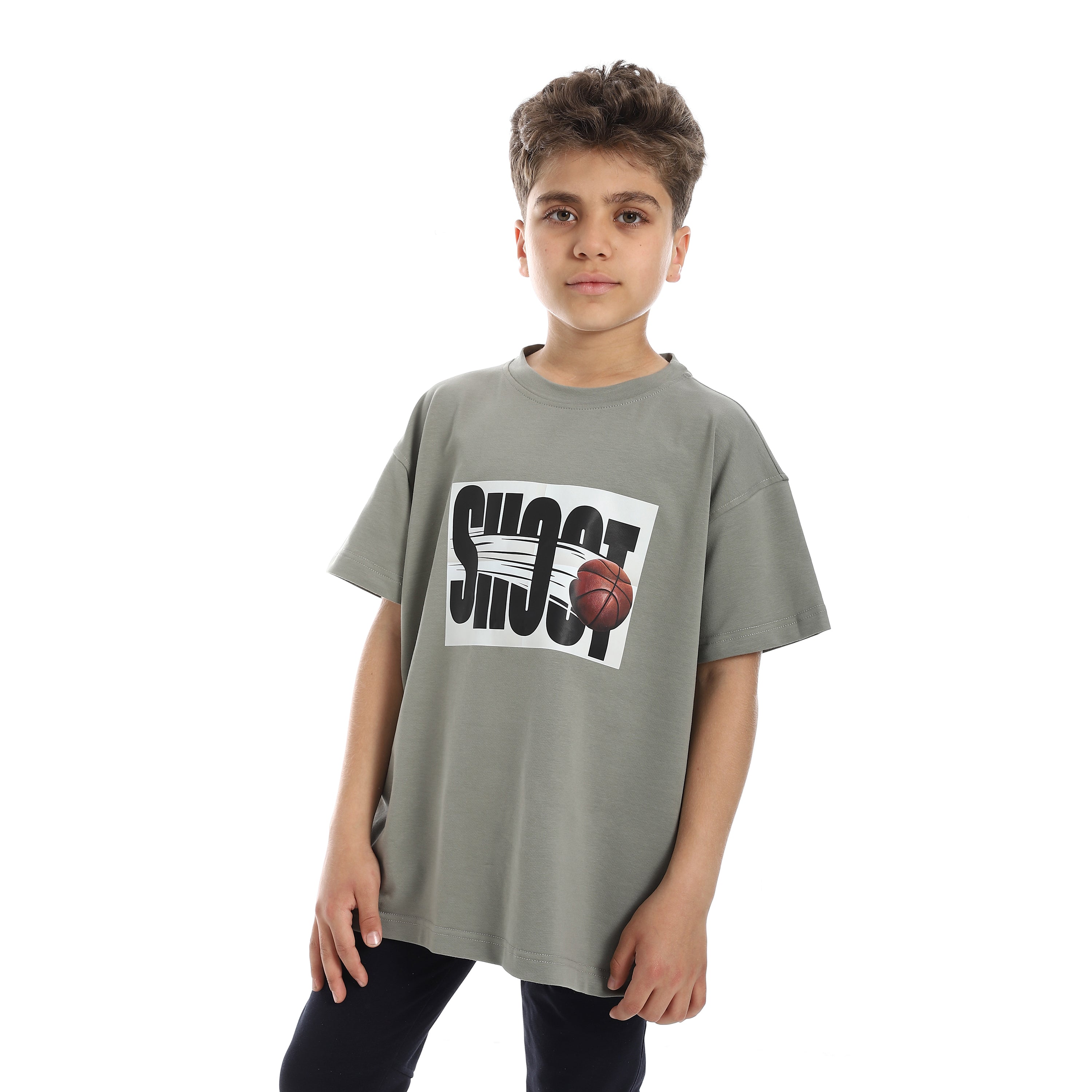 SHOOT OVERSIZED T-SHIRT - GREY