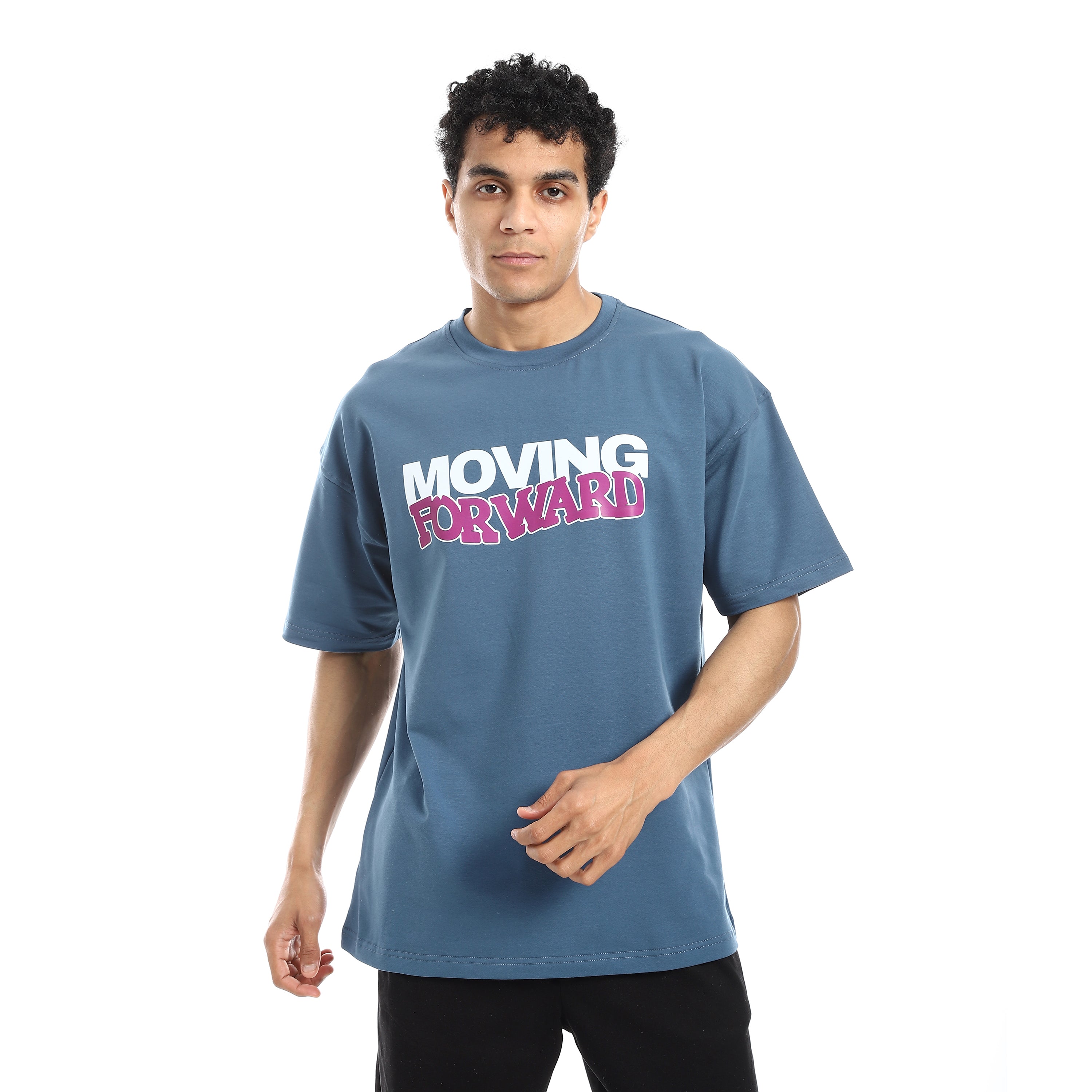 MOVING FORWARD OVERSIZE TSHIRT - PETROL