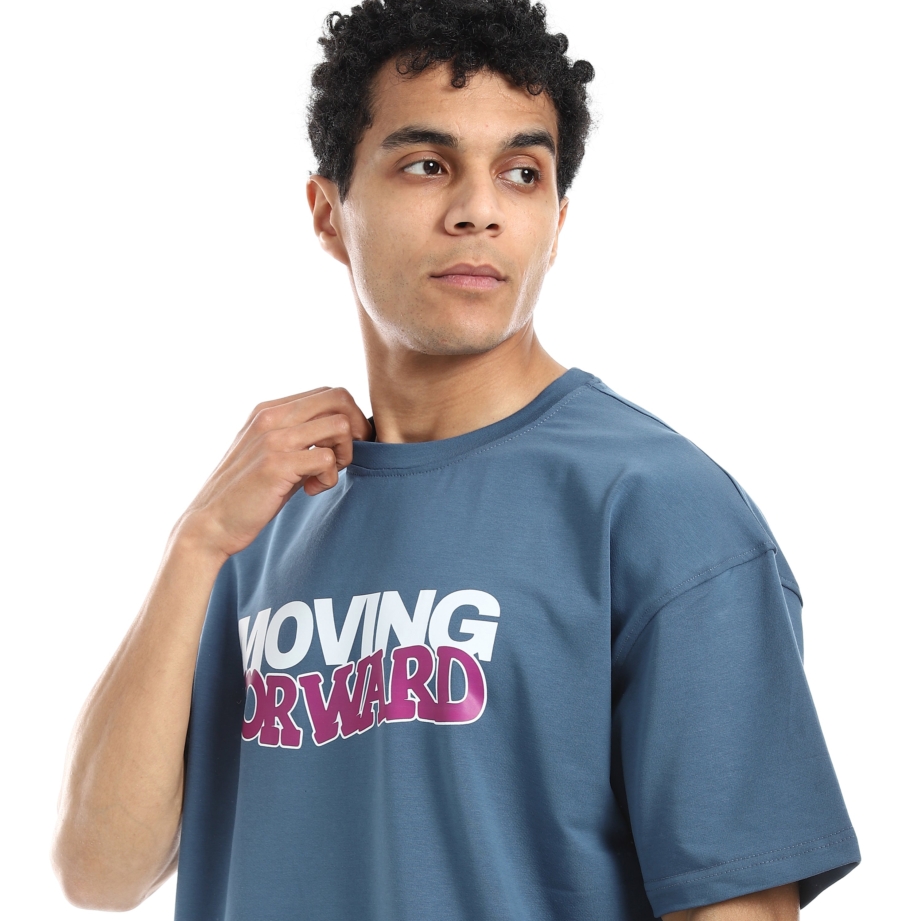 MOVING FORWARD OVERSIZE TSHIRT - PETROL