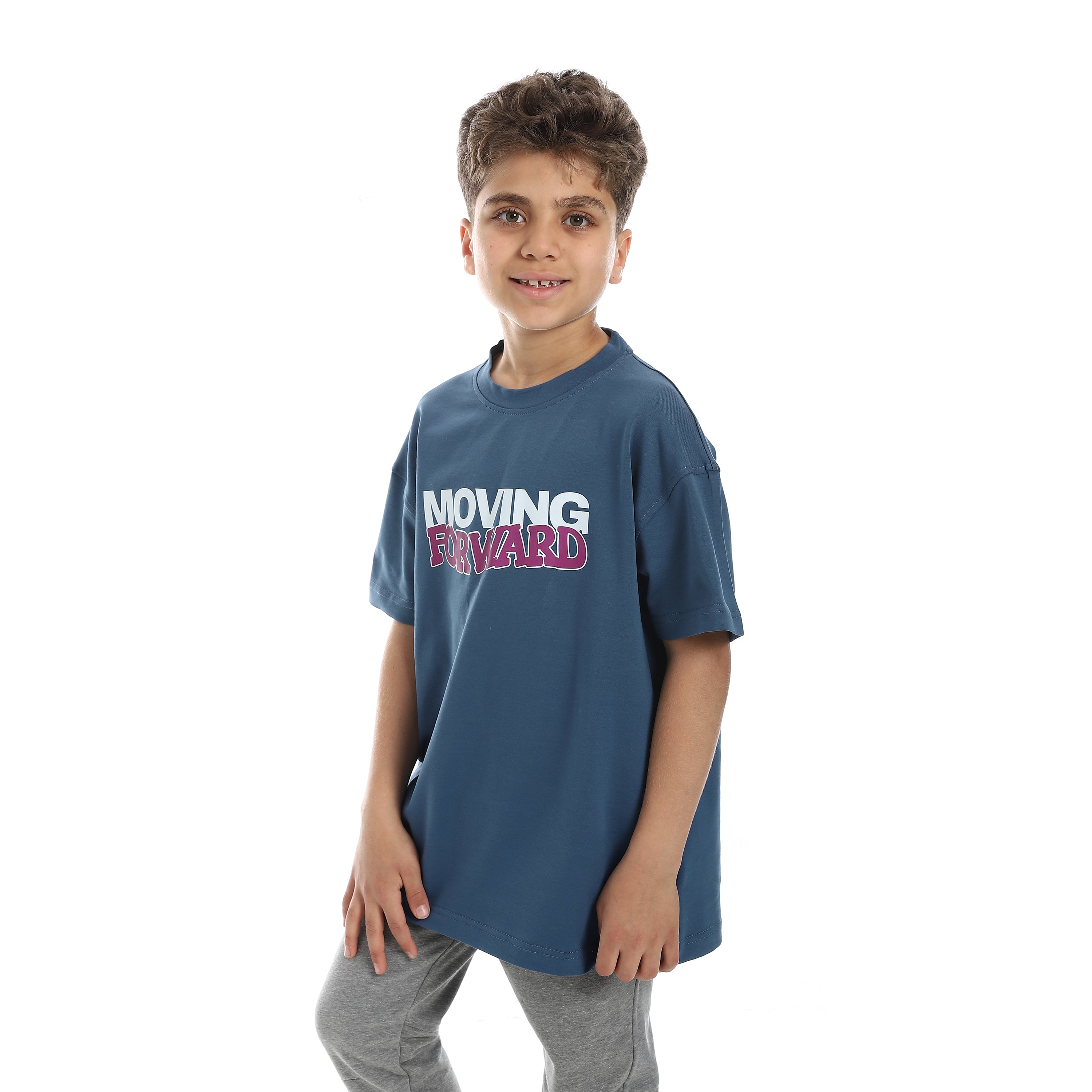 MOVING FORWARD OVERSIZE TSHIRT - PETROL