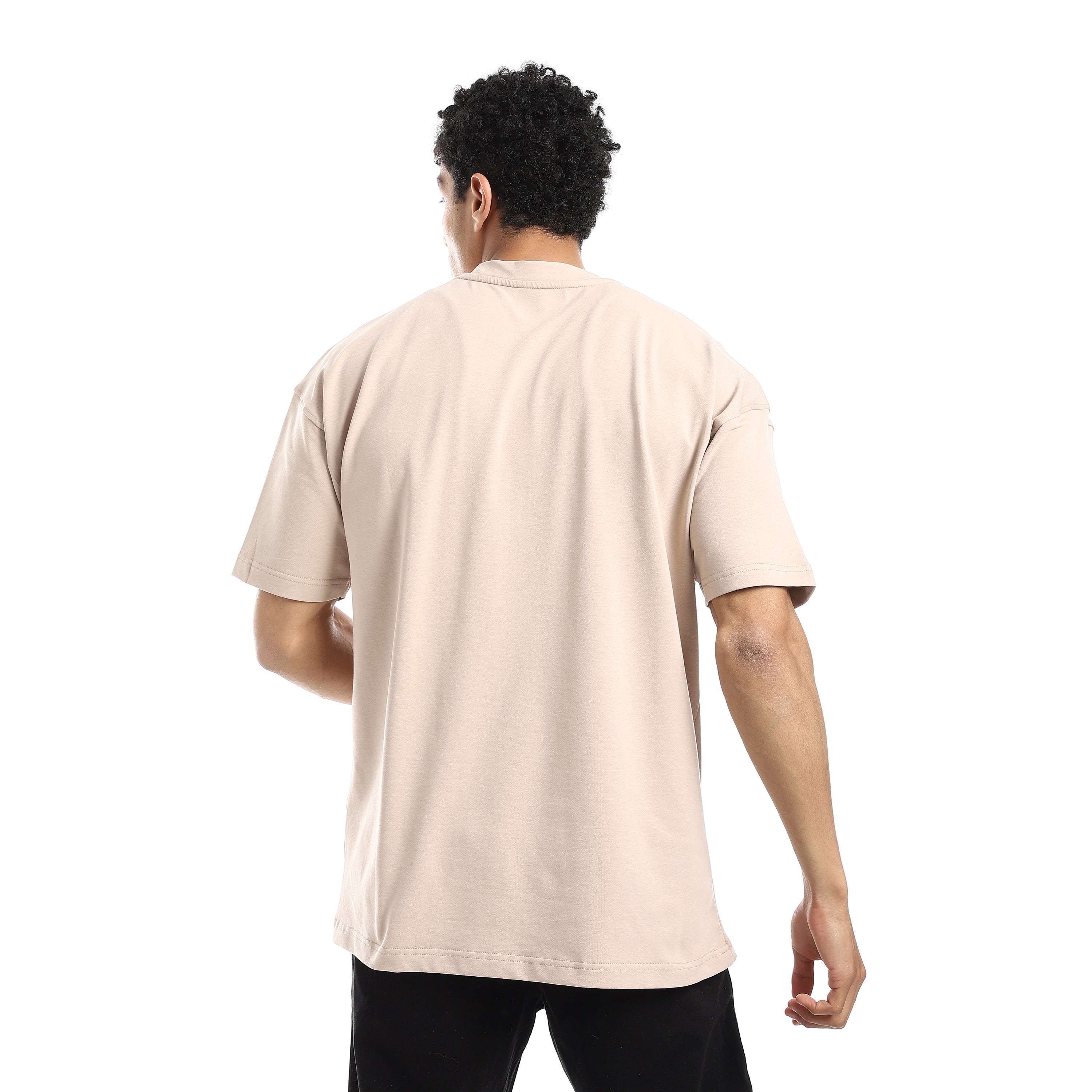 CREATIVITY OVERSIZED T-SHIRT - BEIGE