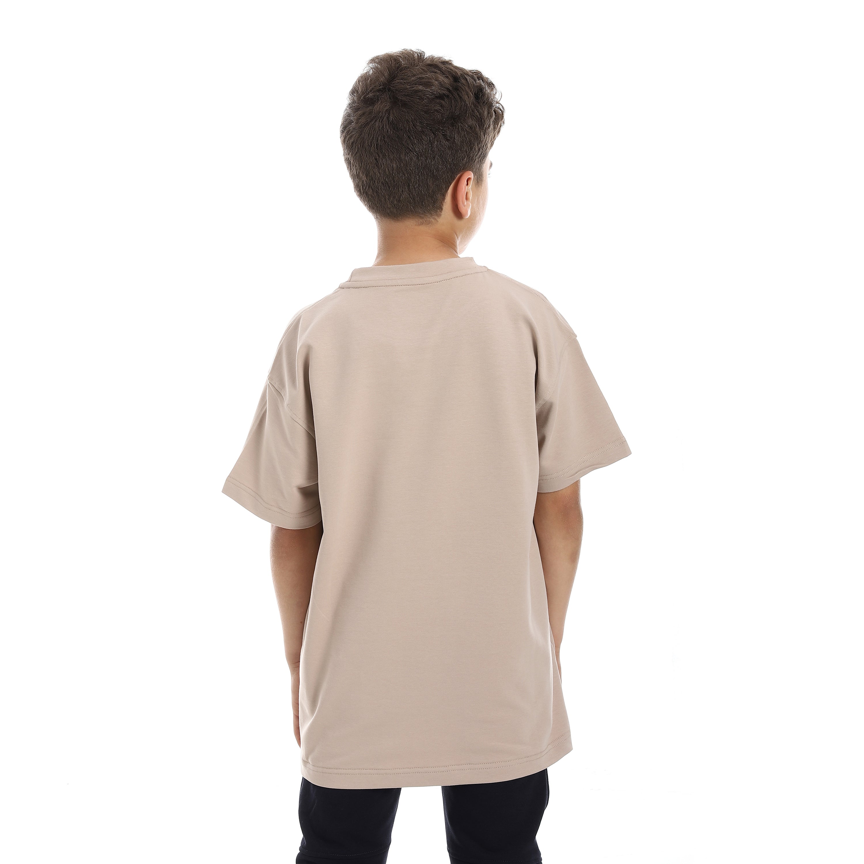 YOUR TURN OVERSIZED T-SHIRT - BEIGE
