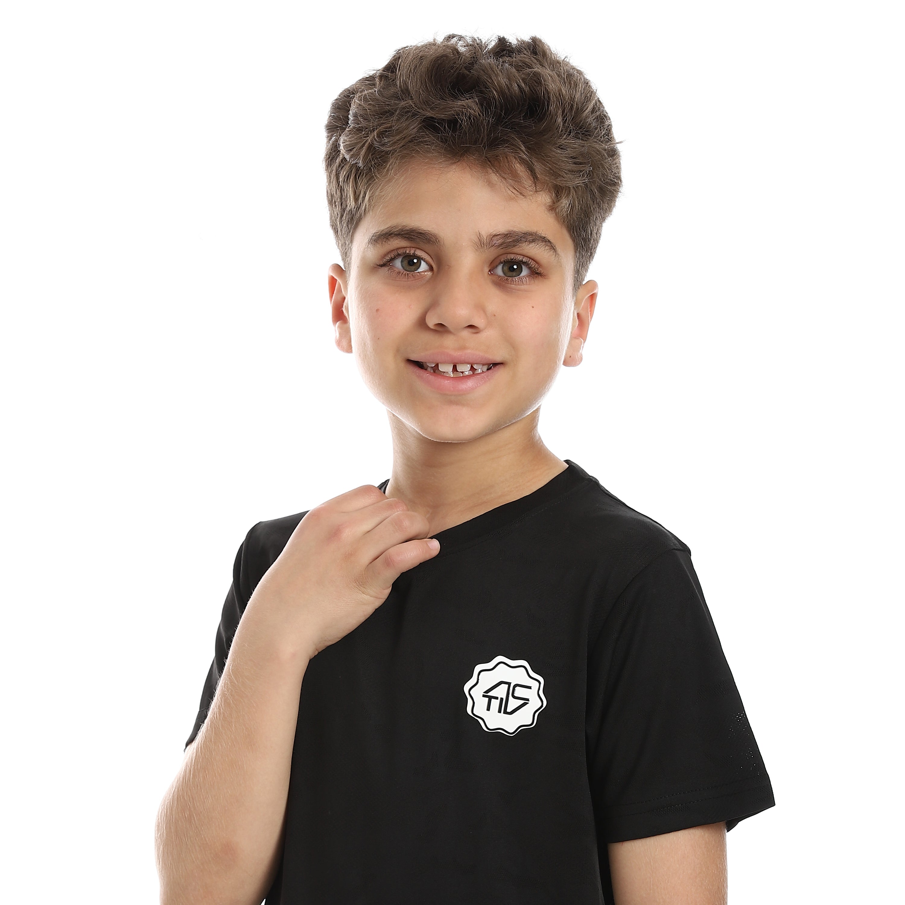 BOYS FADEDCAMO TRAINING TSHIRT - BLACK