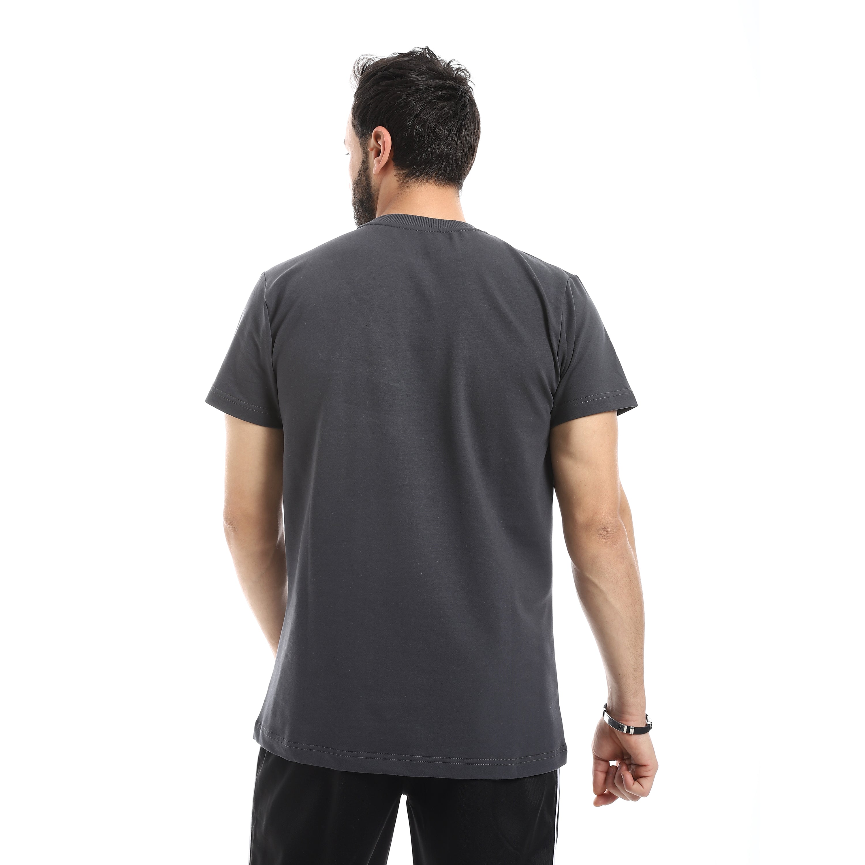 YOU VS YOU PRINT T-SHIRT - D.GREY