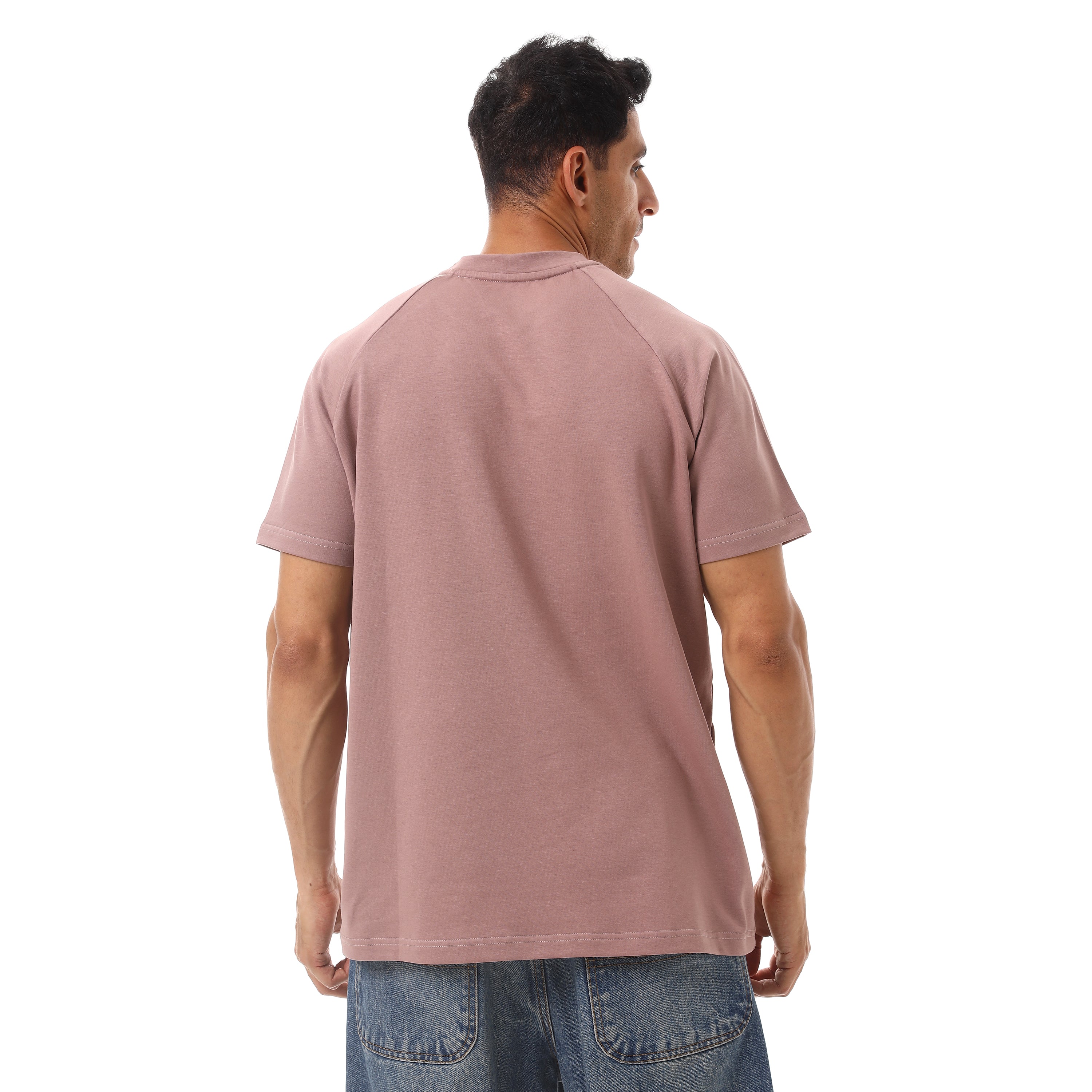 GO WITH THE FLOW PRINT T-SHIRT - BROWN