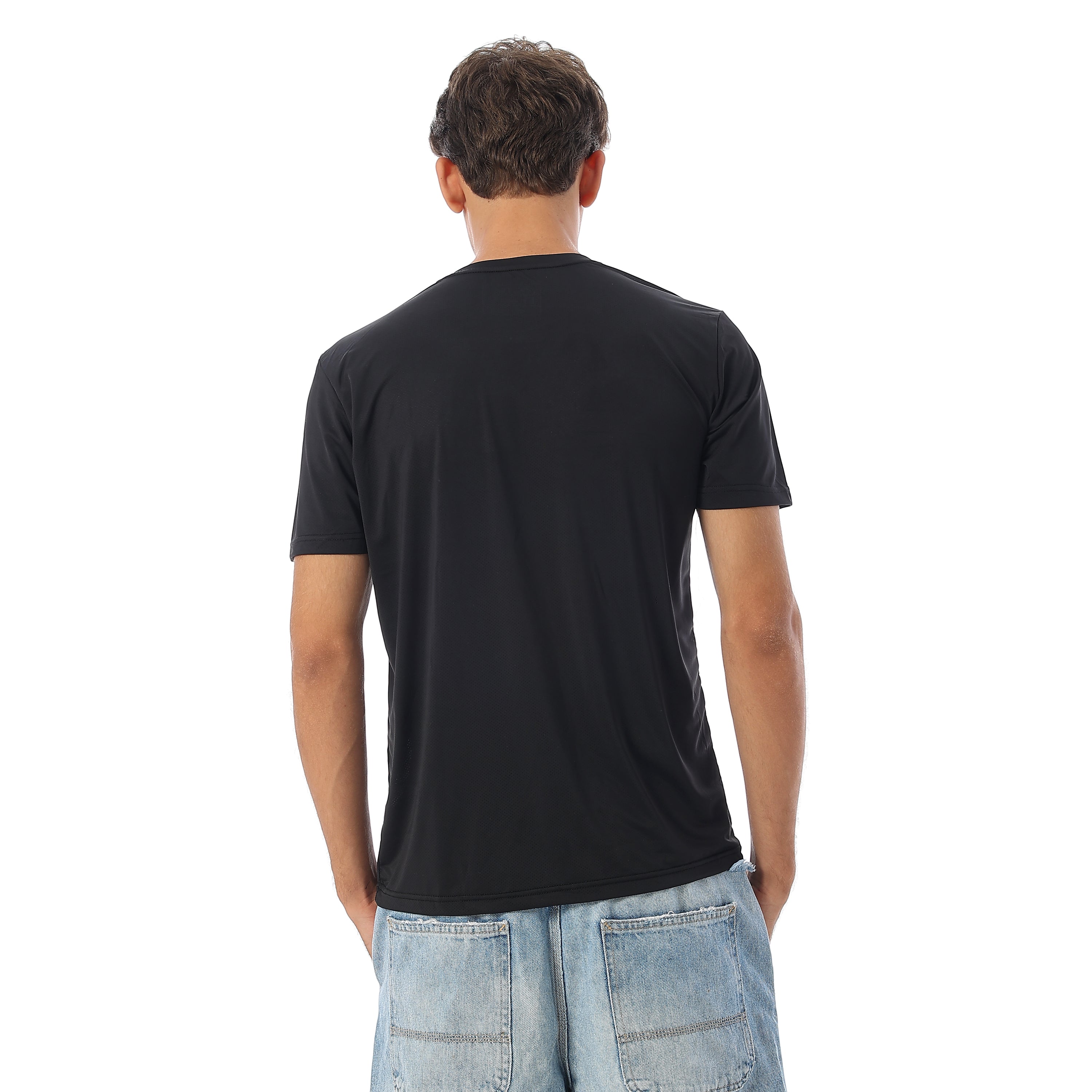 ACTIV MEN'S BASIC T-SHIRT - BLACK