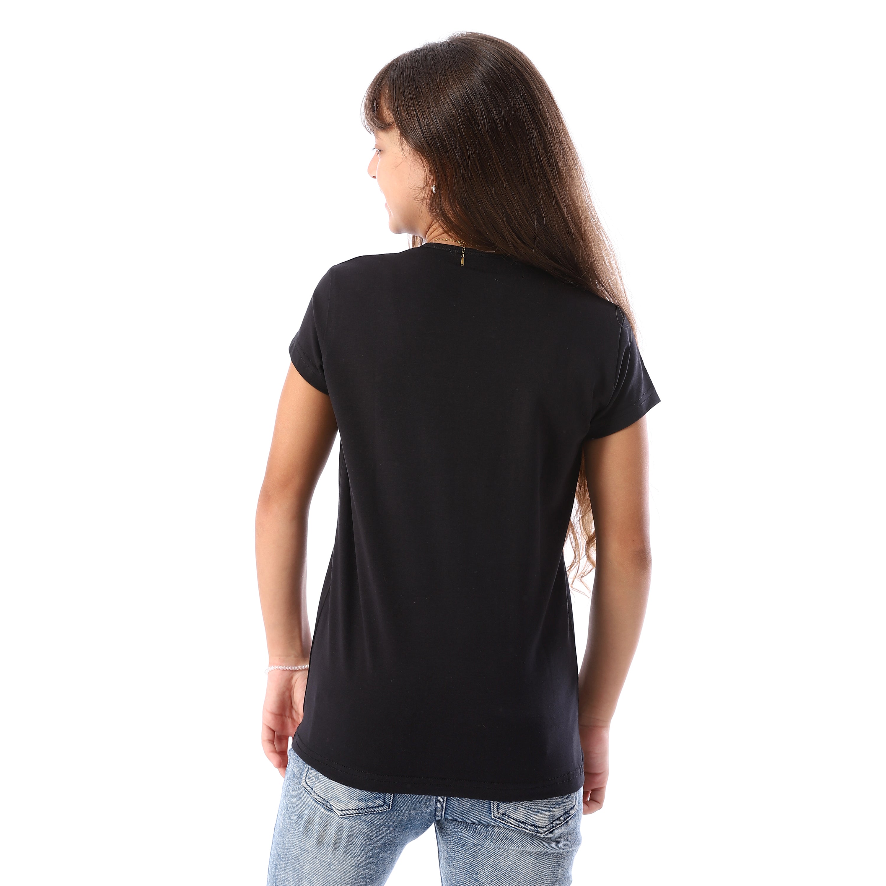 ACTIV GIRLS T-SHIRT - BLACK