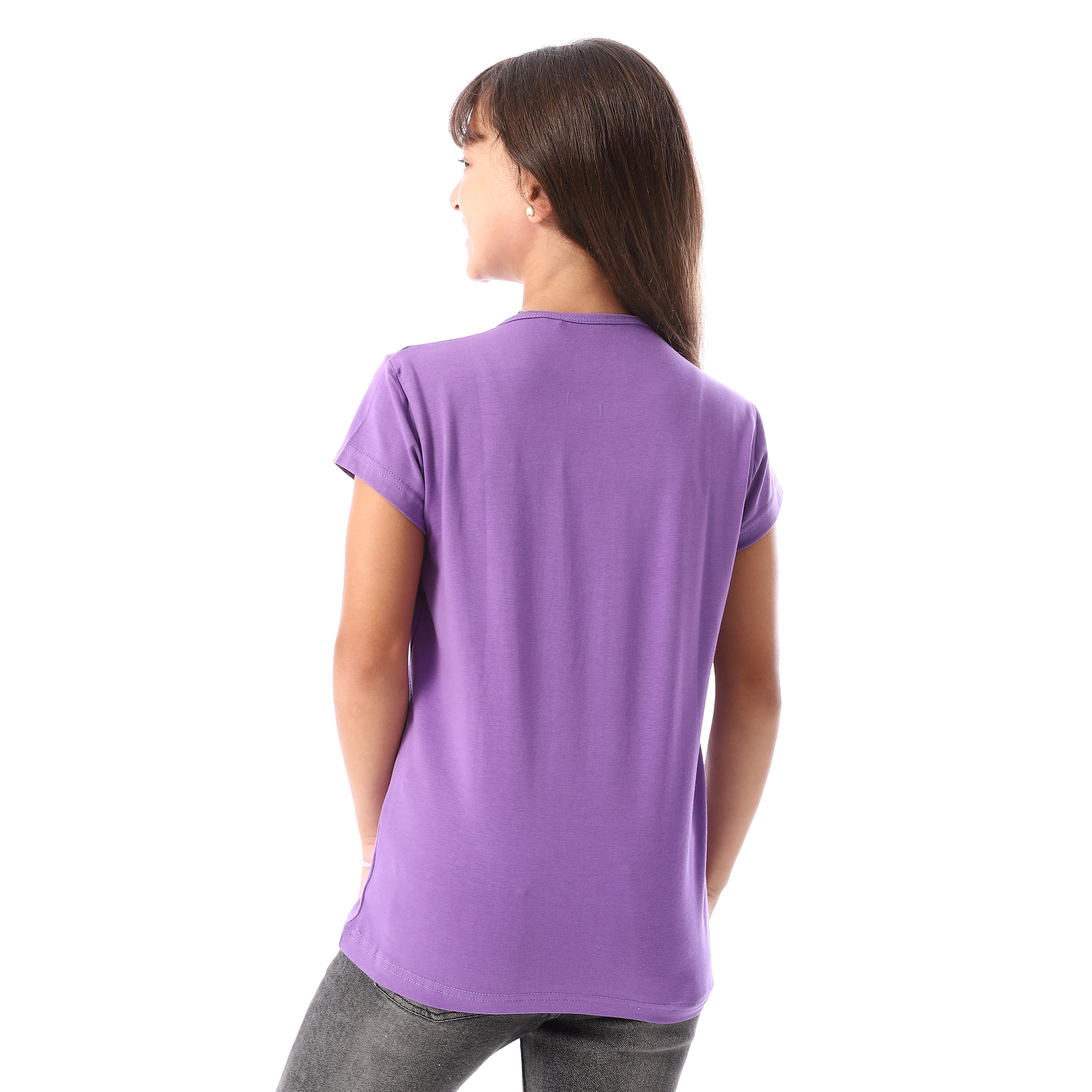 ACTIV GIRLS T-SHIRT - MAUVE