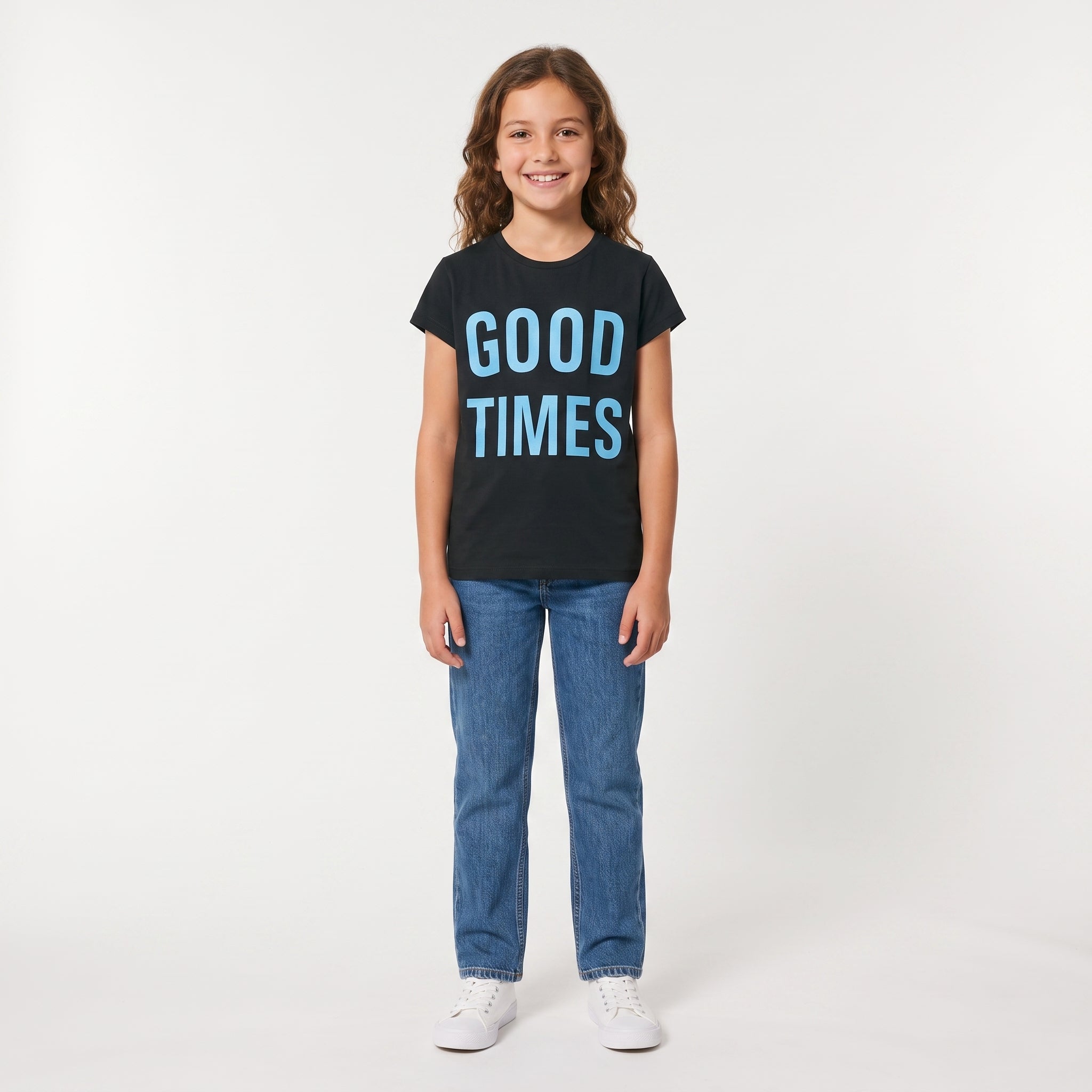ACTIV GIRLS T-SHIRT - BLACK