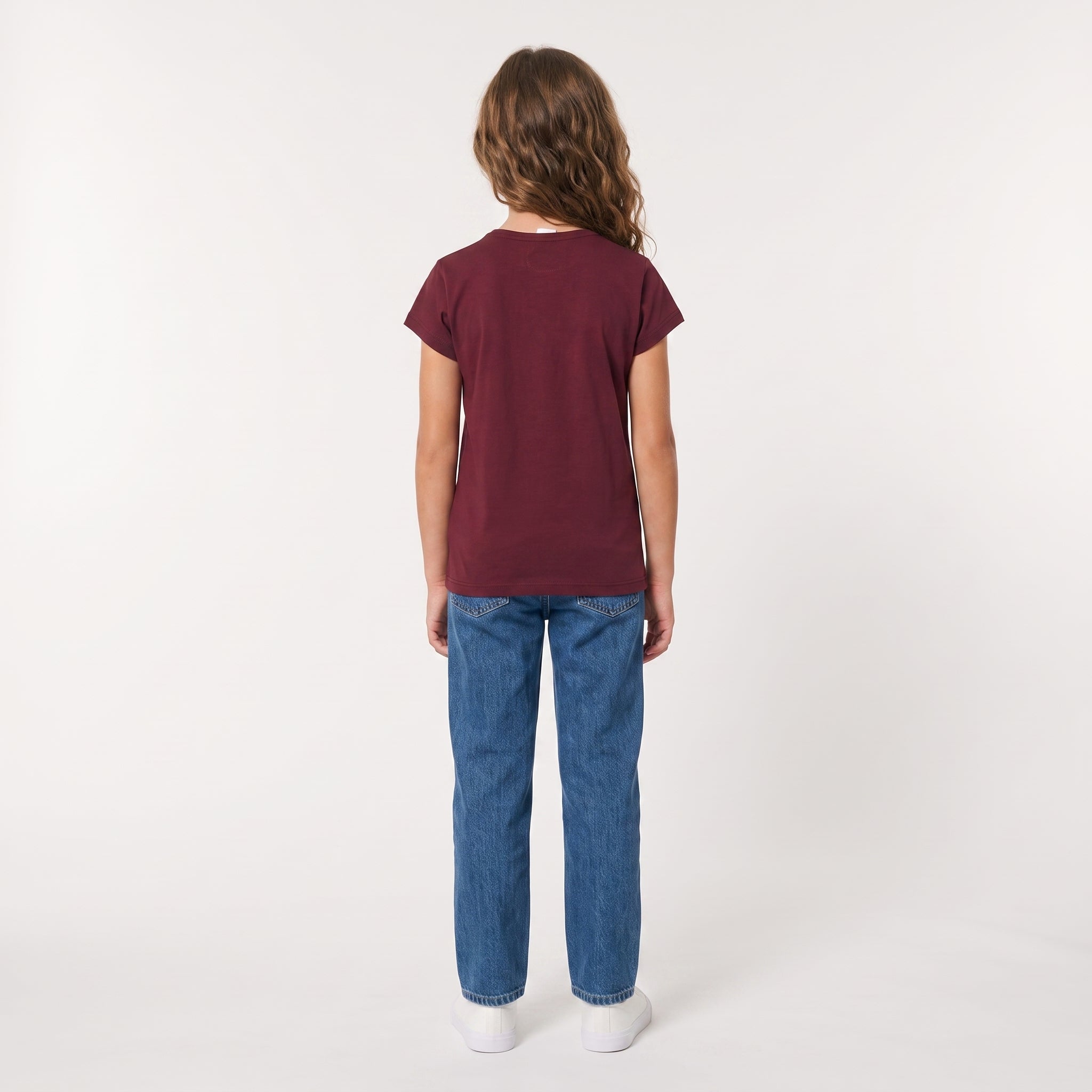ACTIV GIRLS T-SHIRT - BURGUNDY