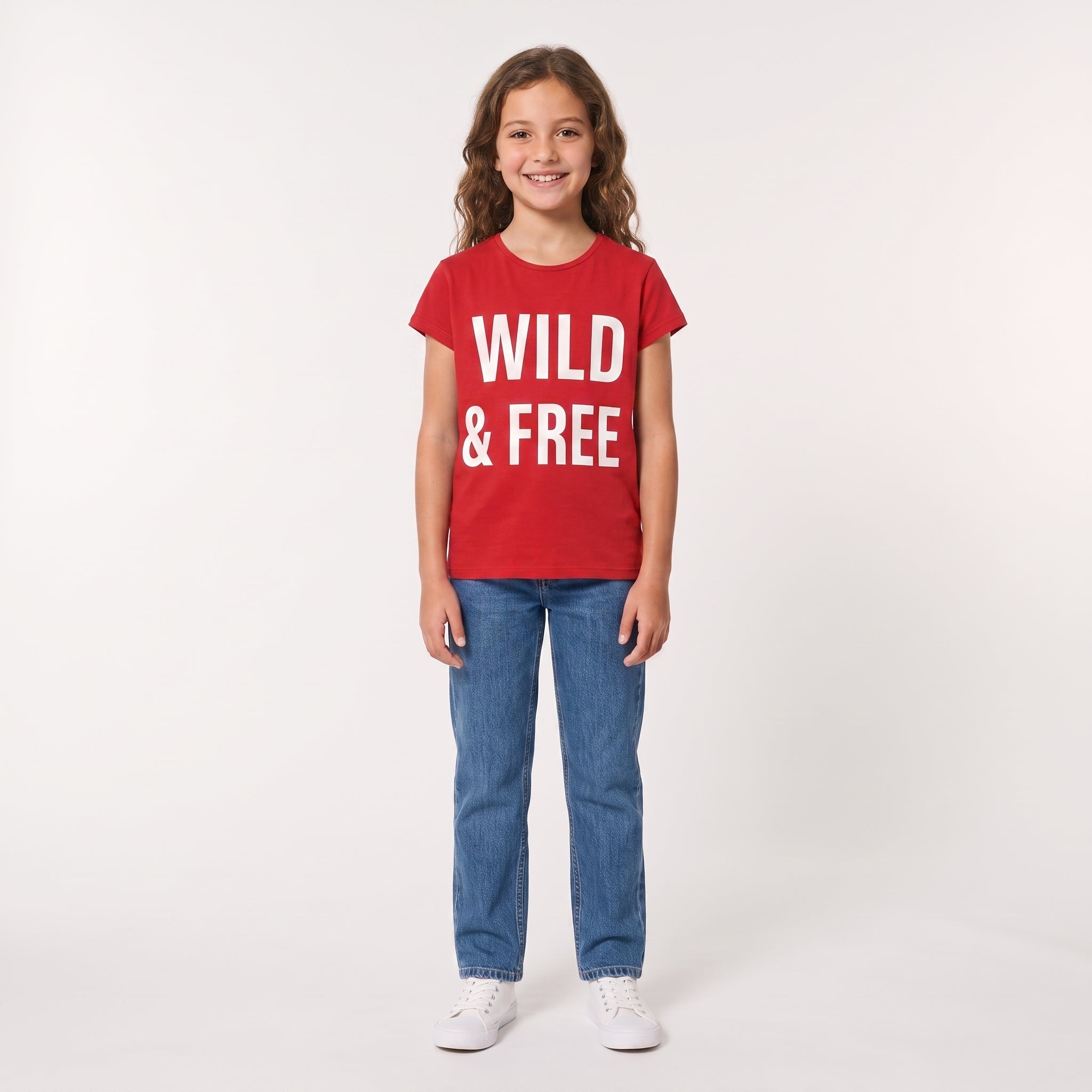ACTIV GIRLS T-SHIRT - RED