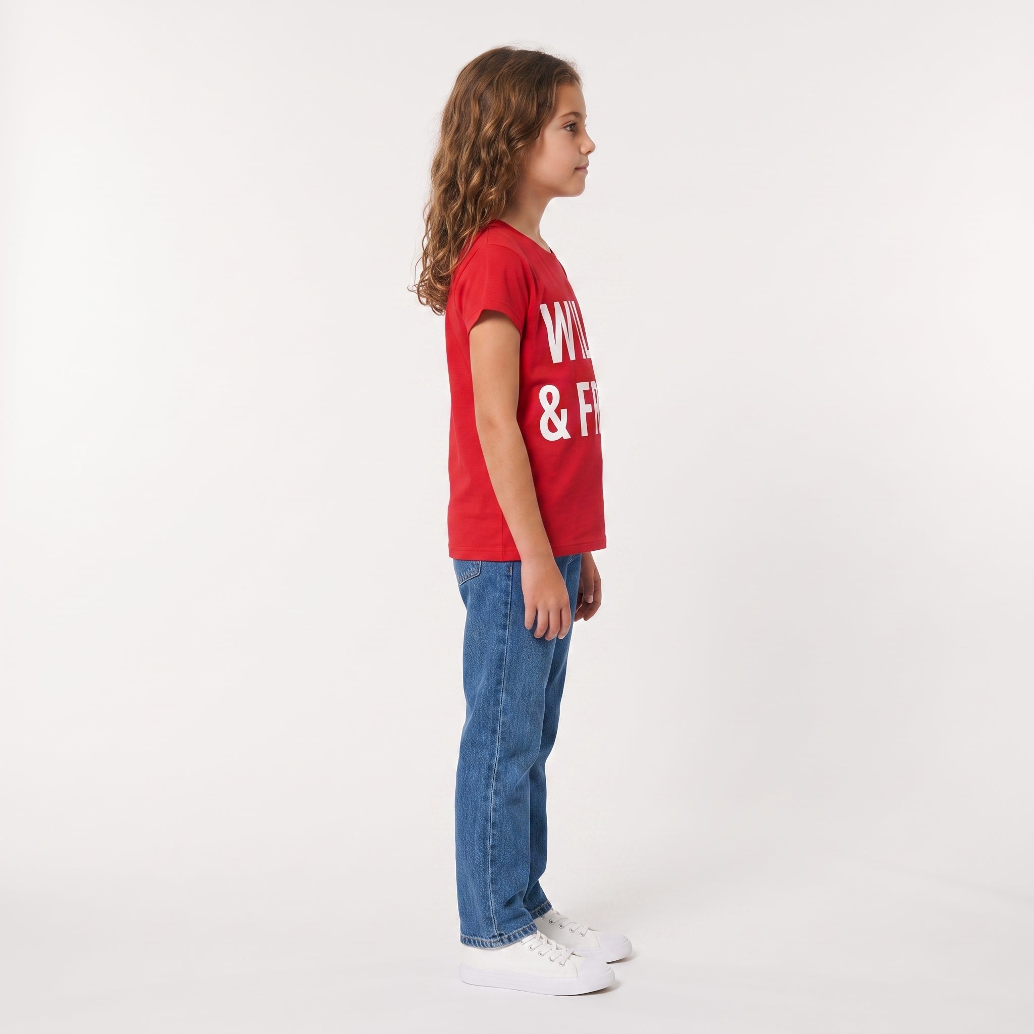 ACTIV GIRLS T-SHIRT - RED