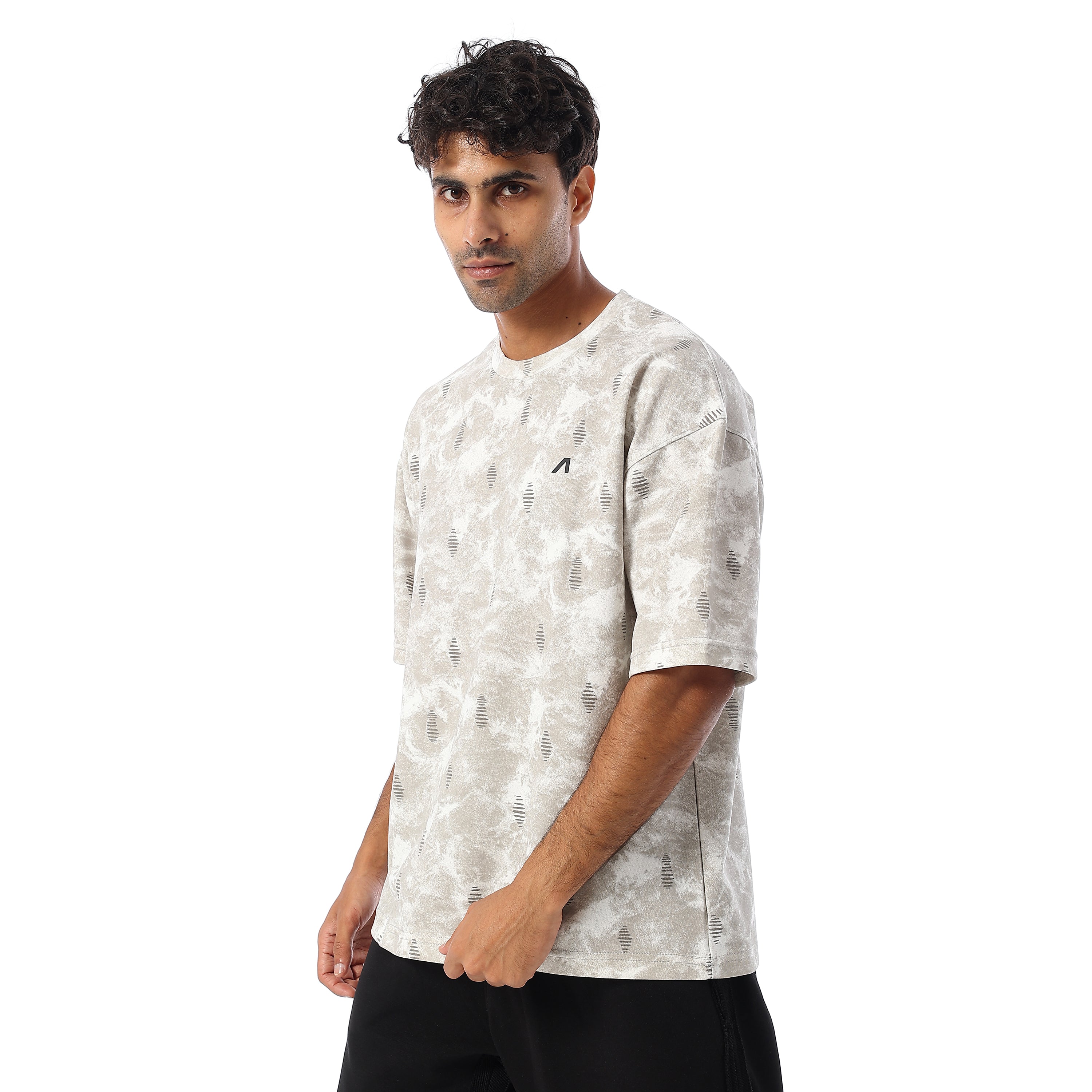 ACTIV MEN'S OVERSIZED T-SHIRT - WHITE
